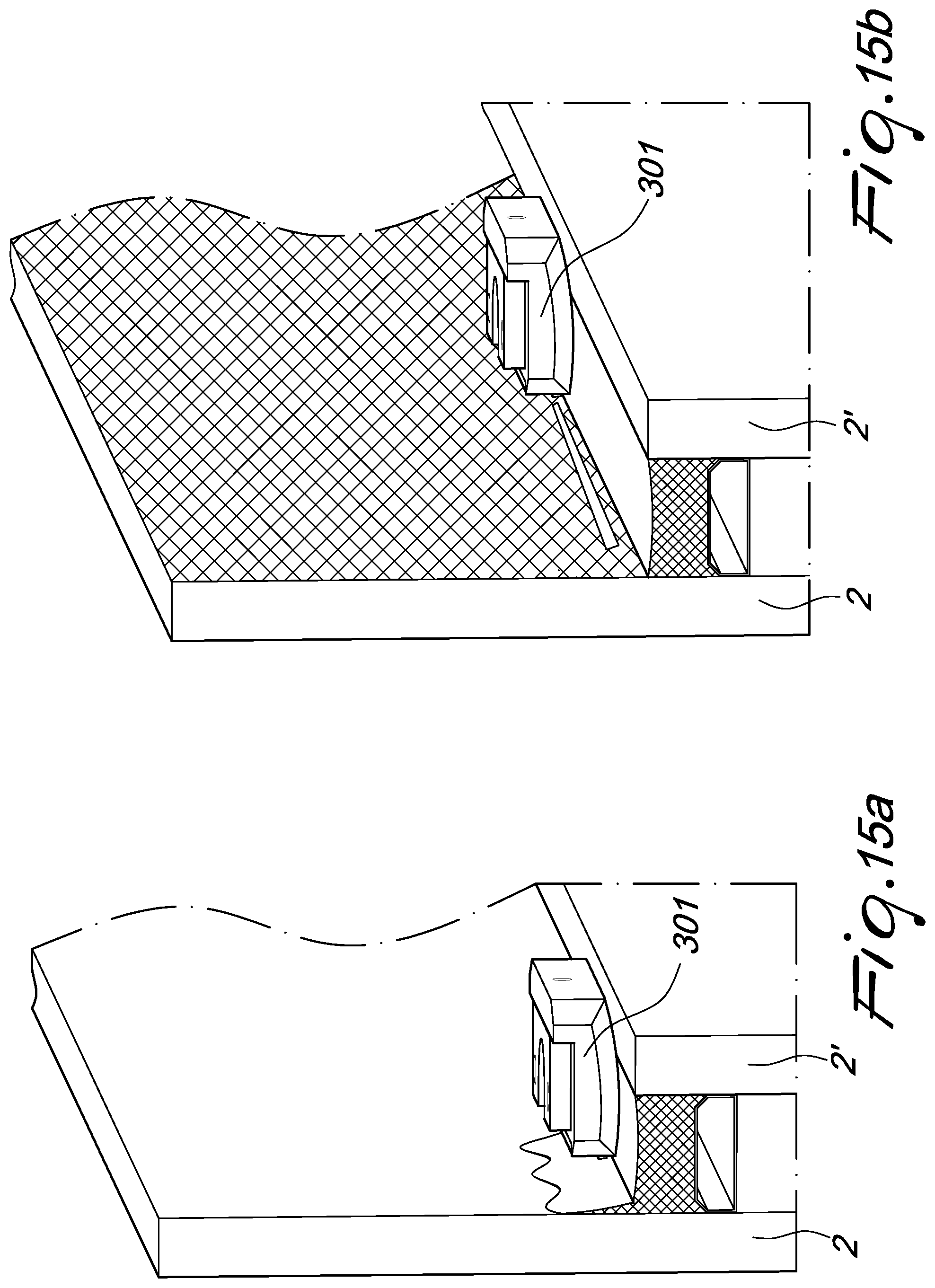 Patent US12305442 Figure 15 – Automatic machine and automatic method for sealing the perimetric edge of insulating glass constituted by glass panes of different dimensions