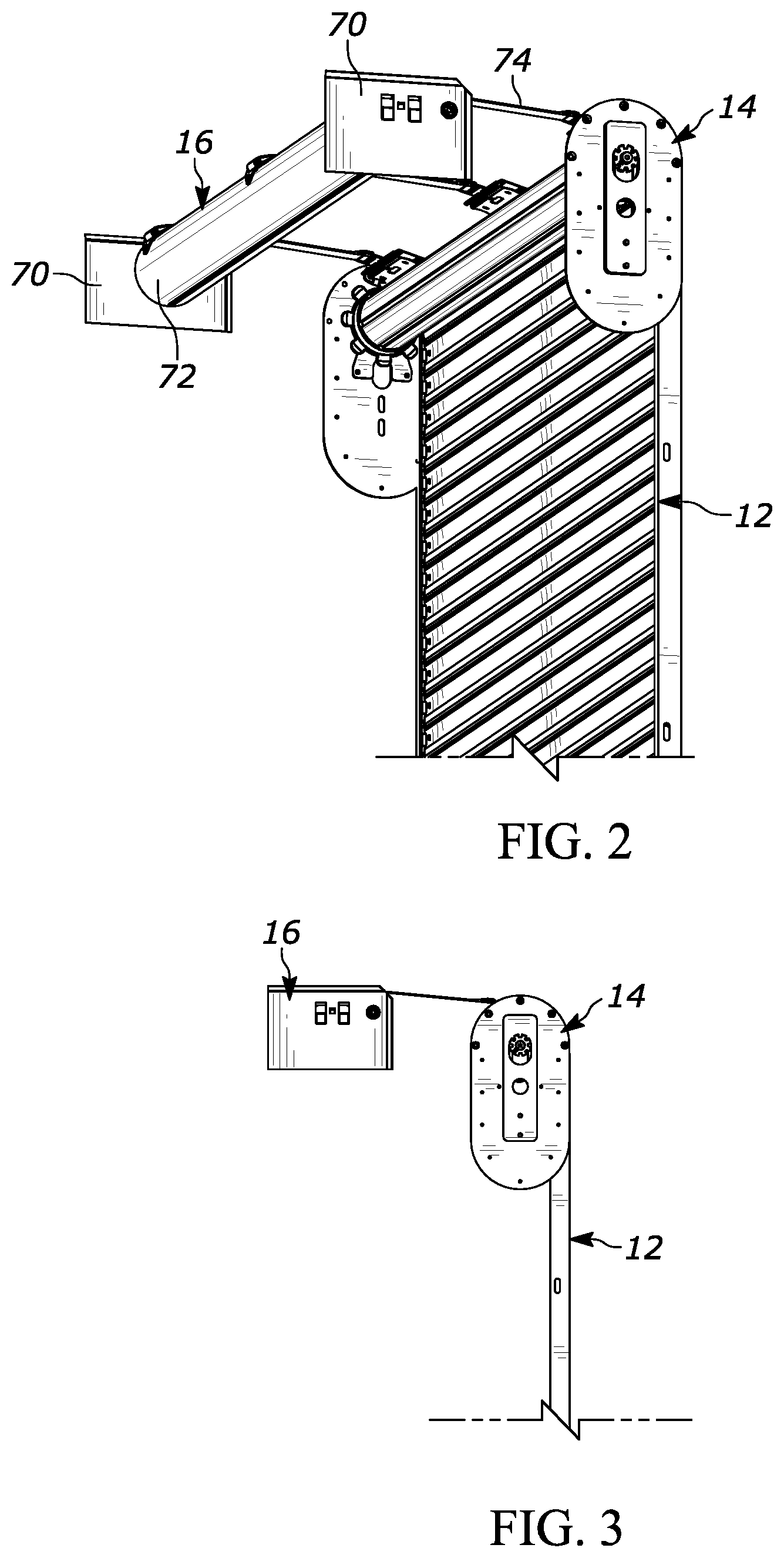 Patent US12305446 Figure 2 – Powered door system