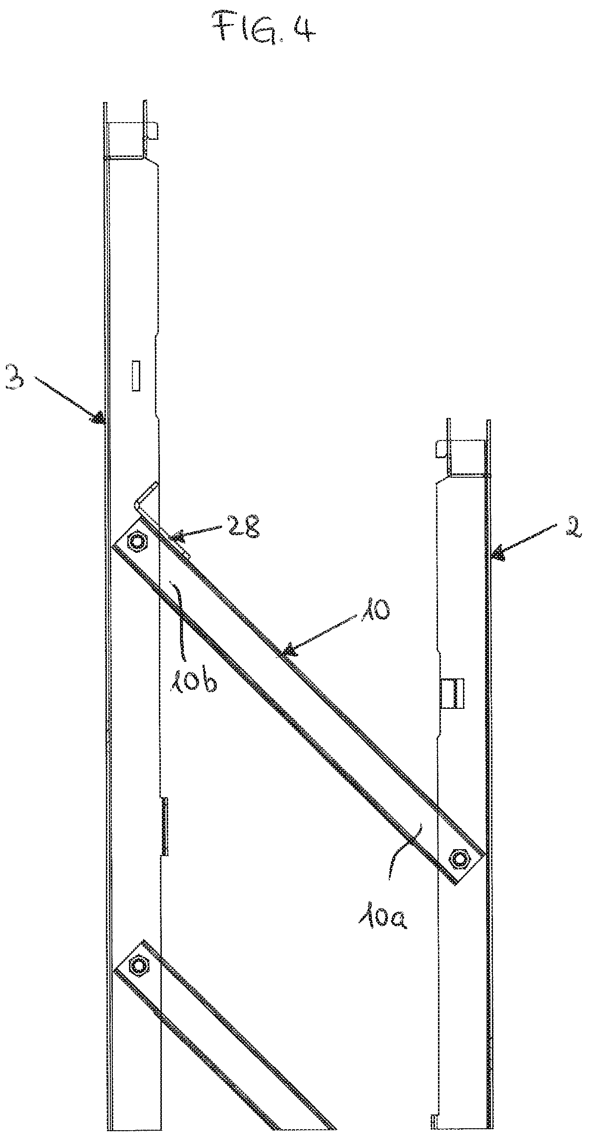 Patent US12305448 Figure 3 – Folding ladder