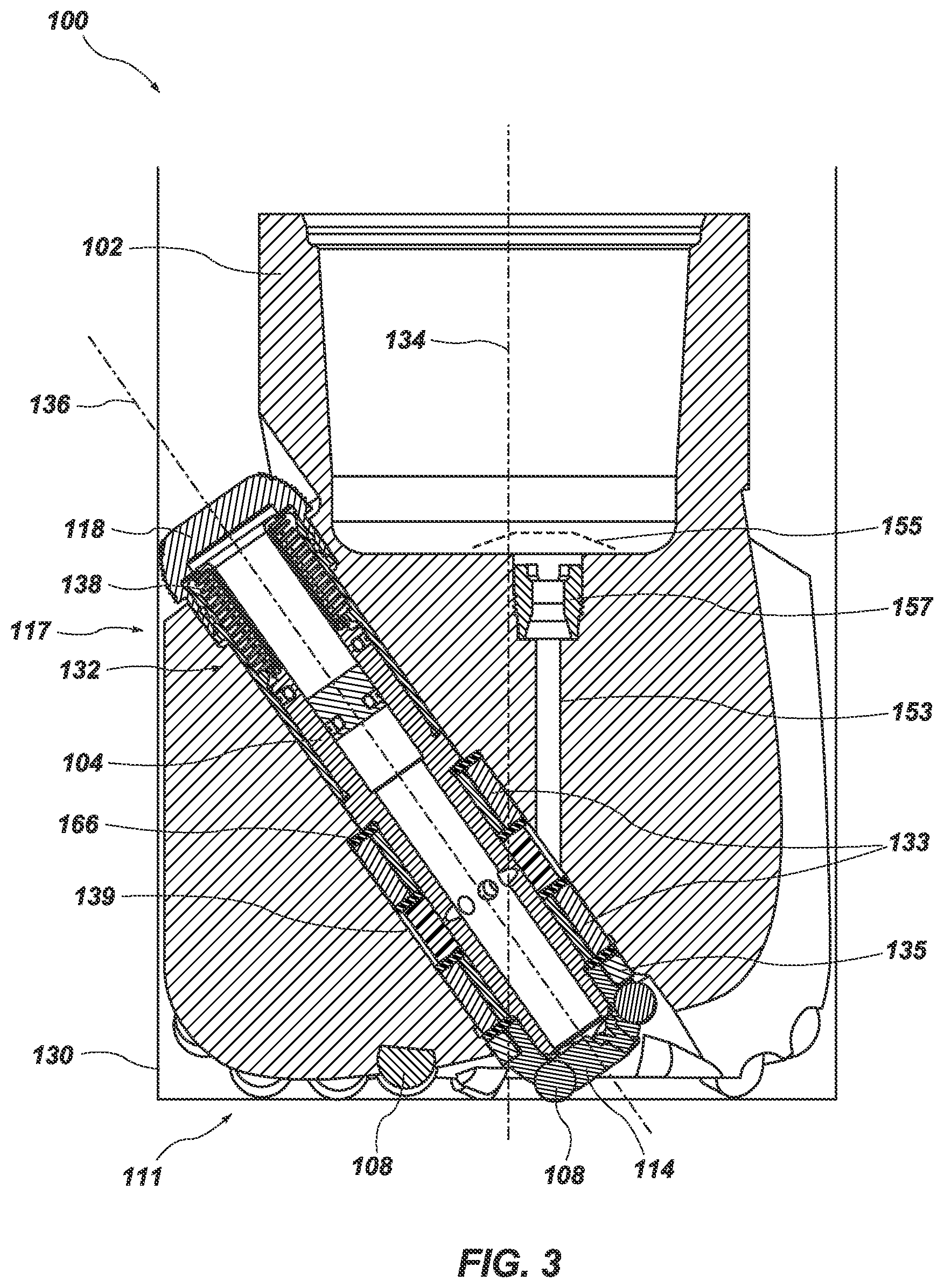 Patent US12305450 Figure 3 – Downhole earth-boring rotary drill bits comprising center cutting modules and related methods