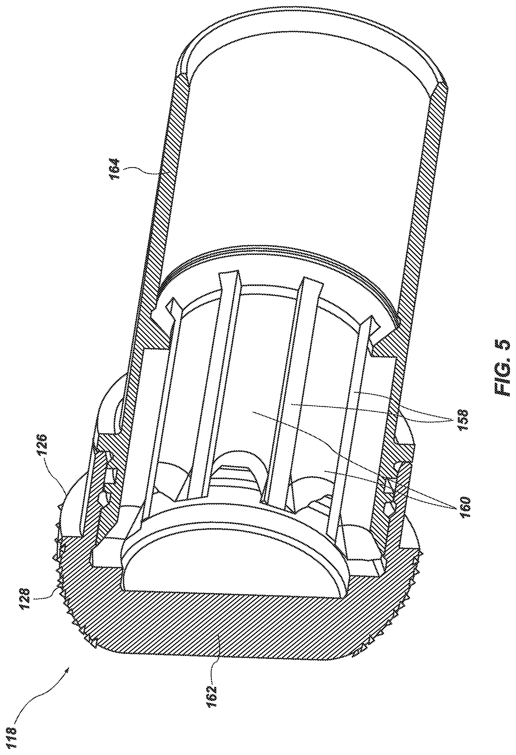 Patent US12305450 Figure 5 – Downhole earth-boring rotary drill bits comprising center cutting modules and related methods