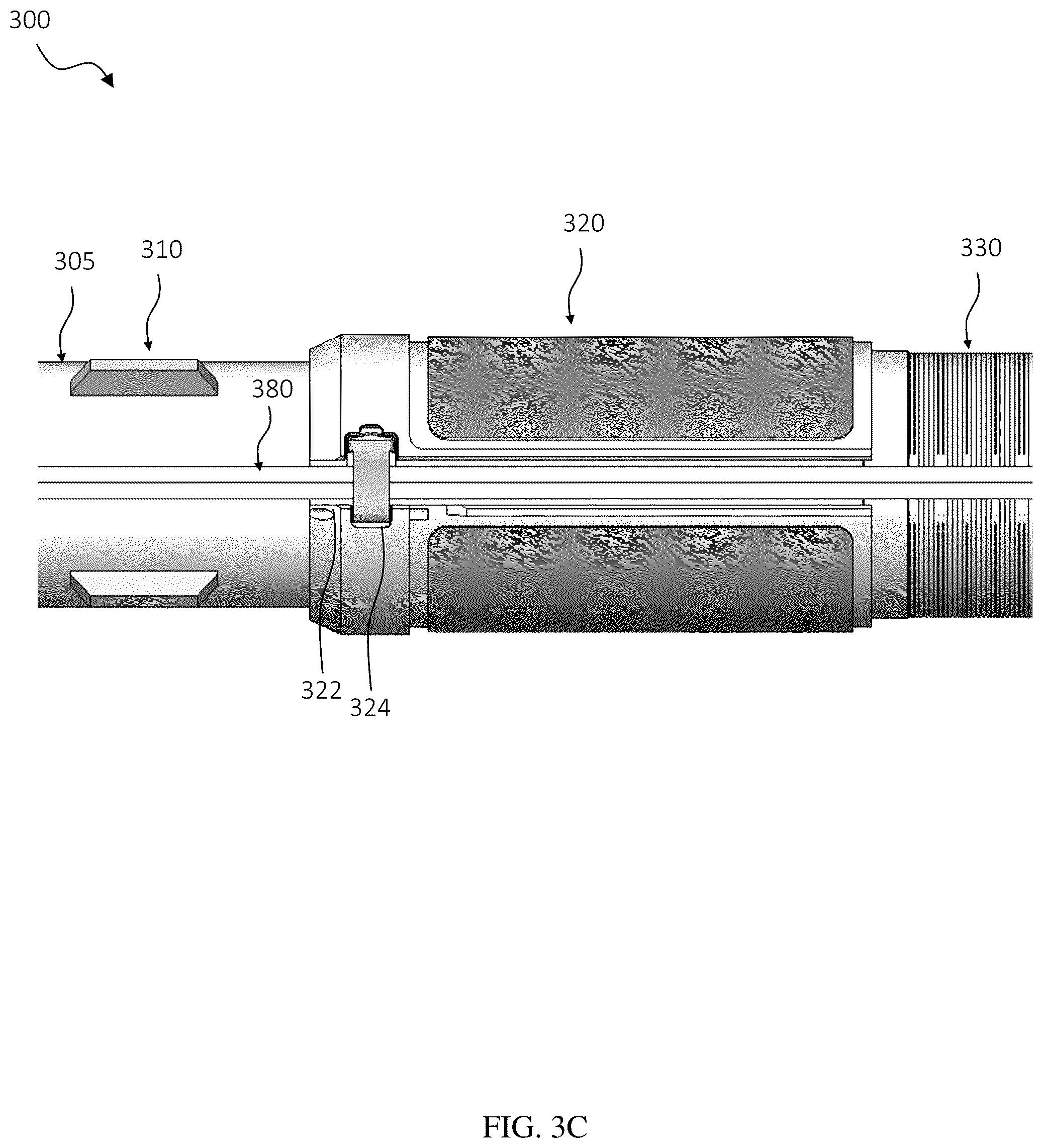 Patent US12305451 Figure 11 – Downhole device employing a radial and axial retention mechanism