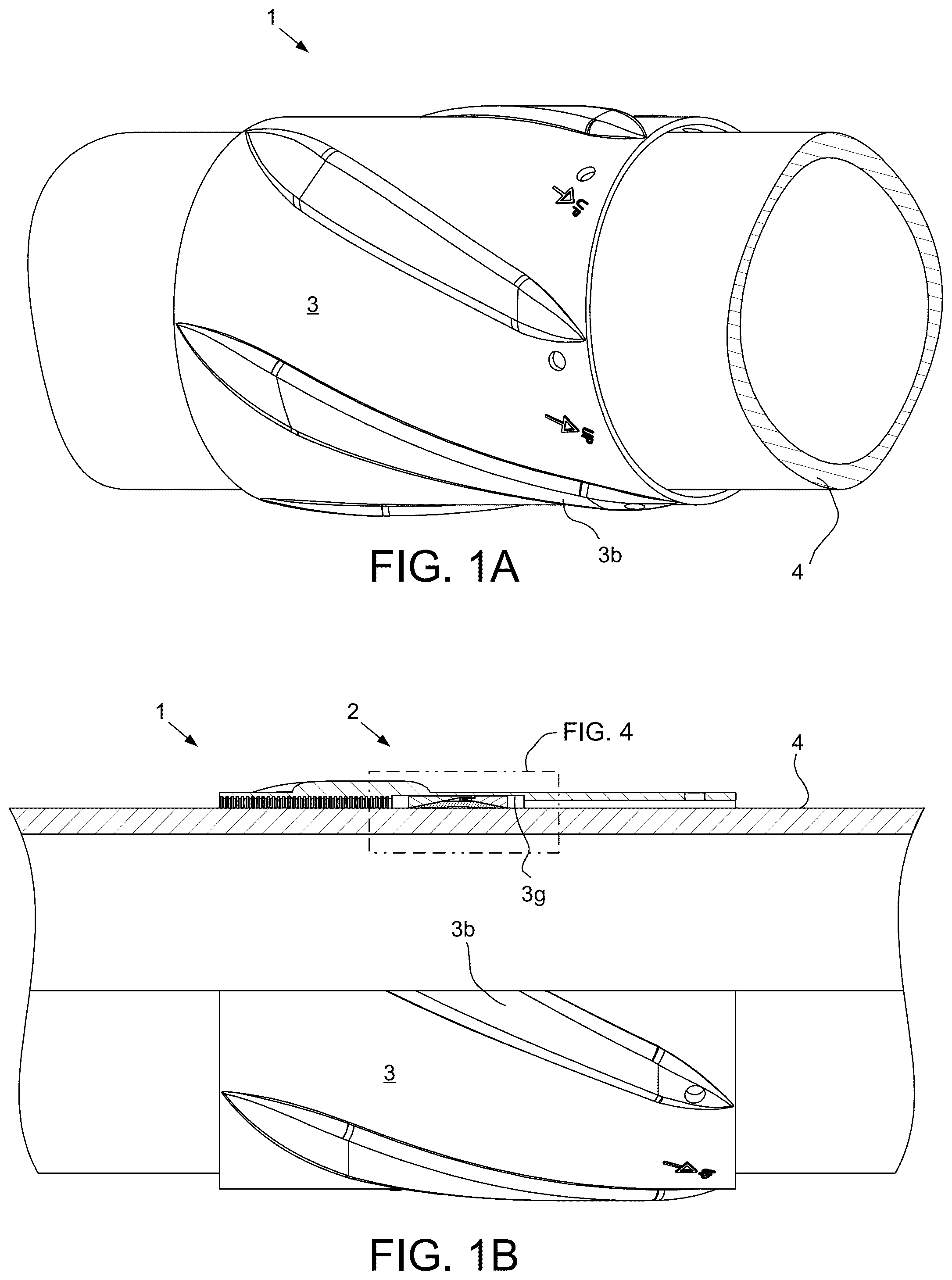 Patent US12305452 Figure 1 – Centralizer having internal stop collar