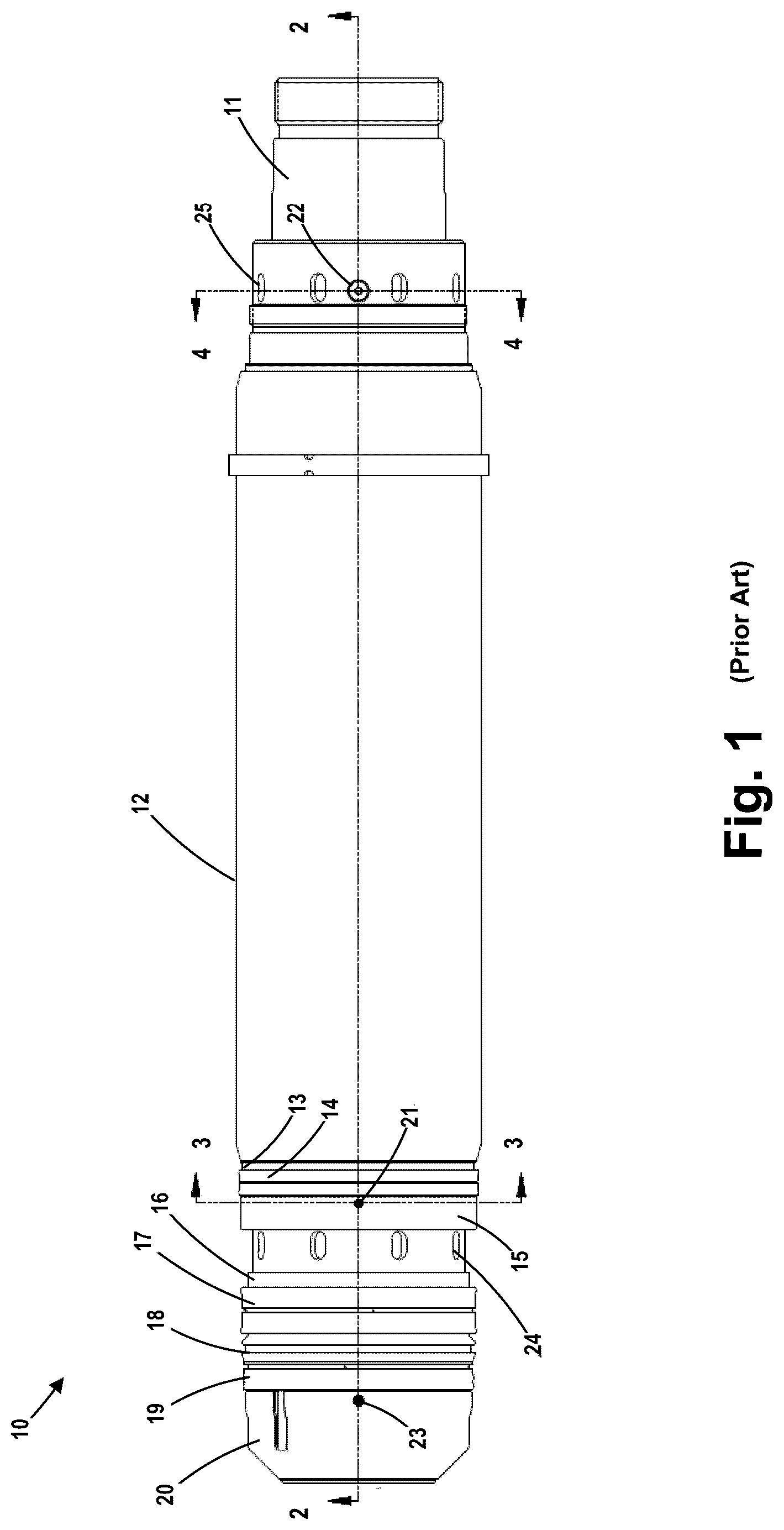 Patent US12305454 Figure 1 – One-piece production/annulus bore stab with integral flow paths