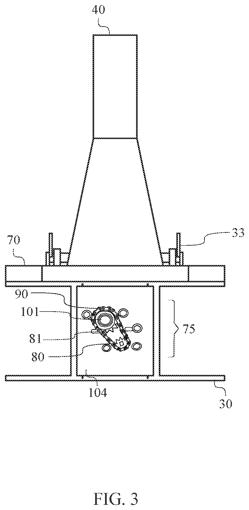 Patent US12305455 Figure 3 – Adjustable multipurpose rack