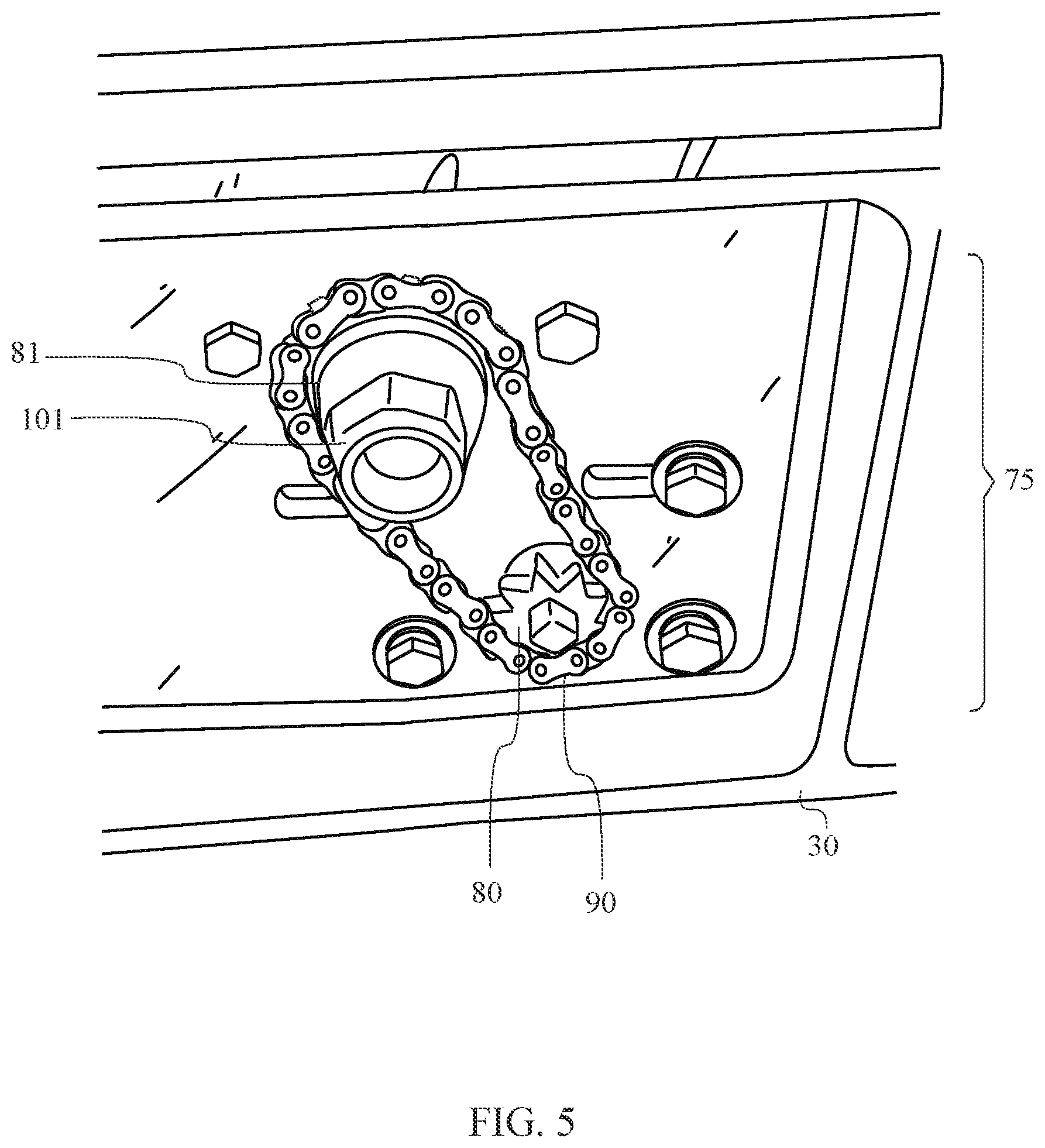 Patent US12305455 Figure 5 – Adjustable multipurpose rack