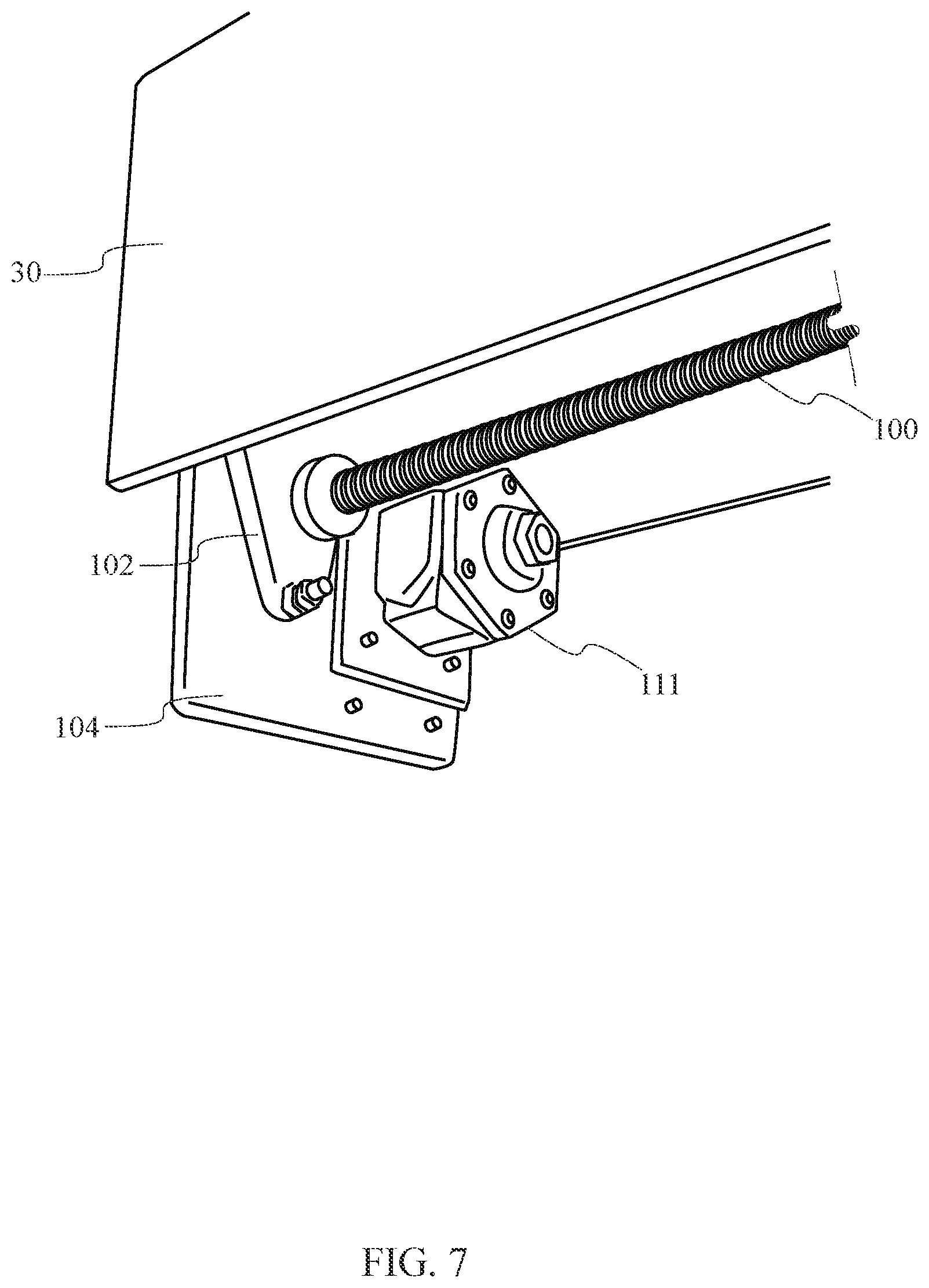 Patent US12305455 Figure 7 – Adjustable multipurpose rack
