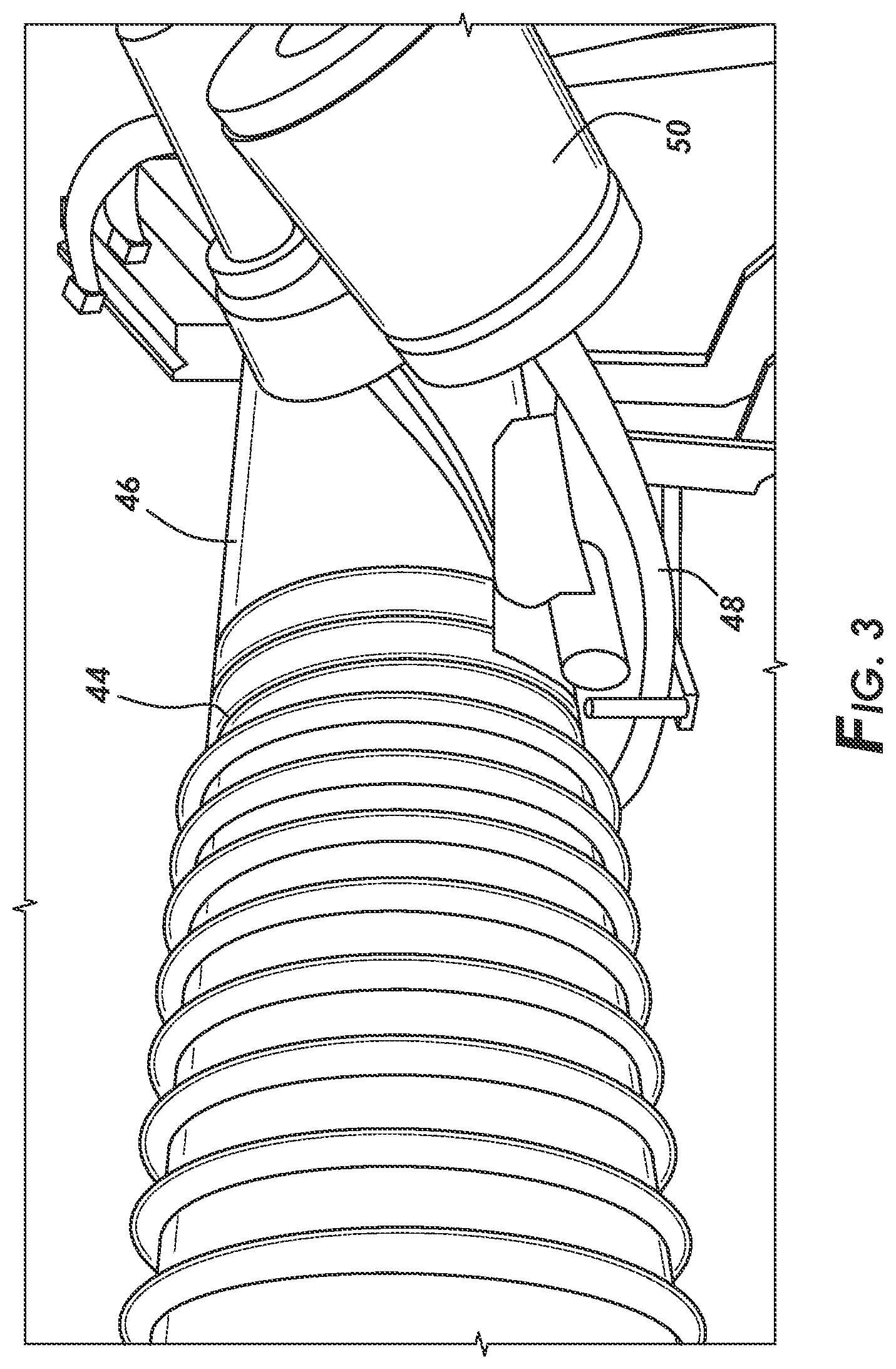 Patent US12305464 Figure 3 – Well cellar with closed contour structured wall