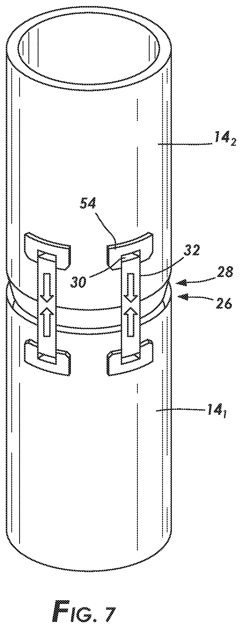 Patent US12305464 Figure 6 – Well cellar with closed contour structured wall