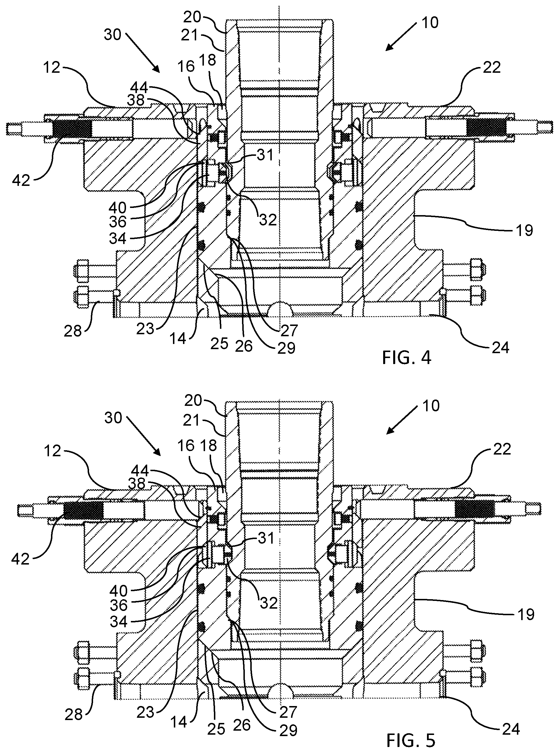 Patent US12305465 Figure 4 – Nested tubing hanger