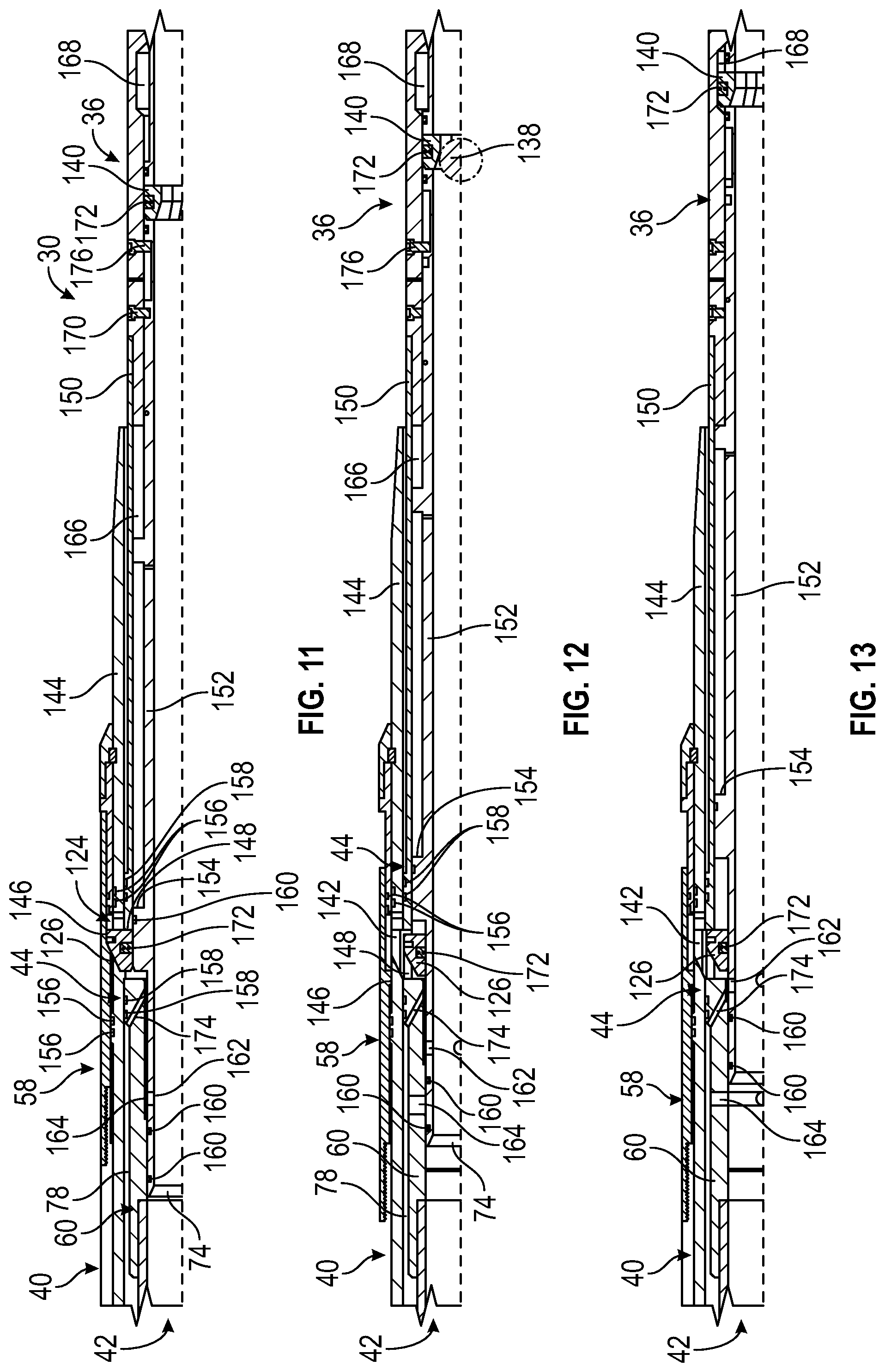 Patent US12305466 Figure 8 – Liner hanger system and method with non-pressure sensitive actuation