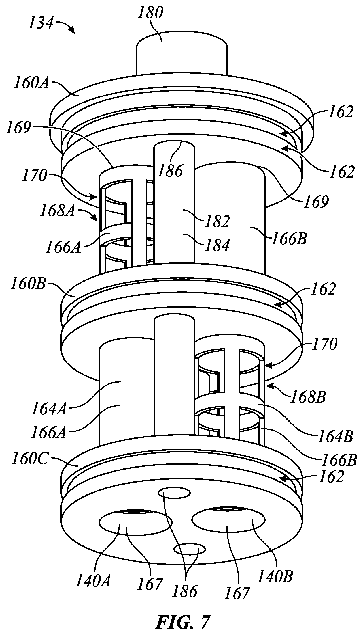 Patent US12305467 Figure 7 – Spool-type pitless adapter for groundwater heat exchanger
