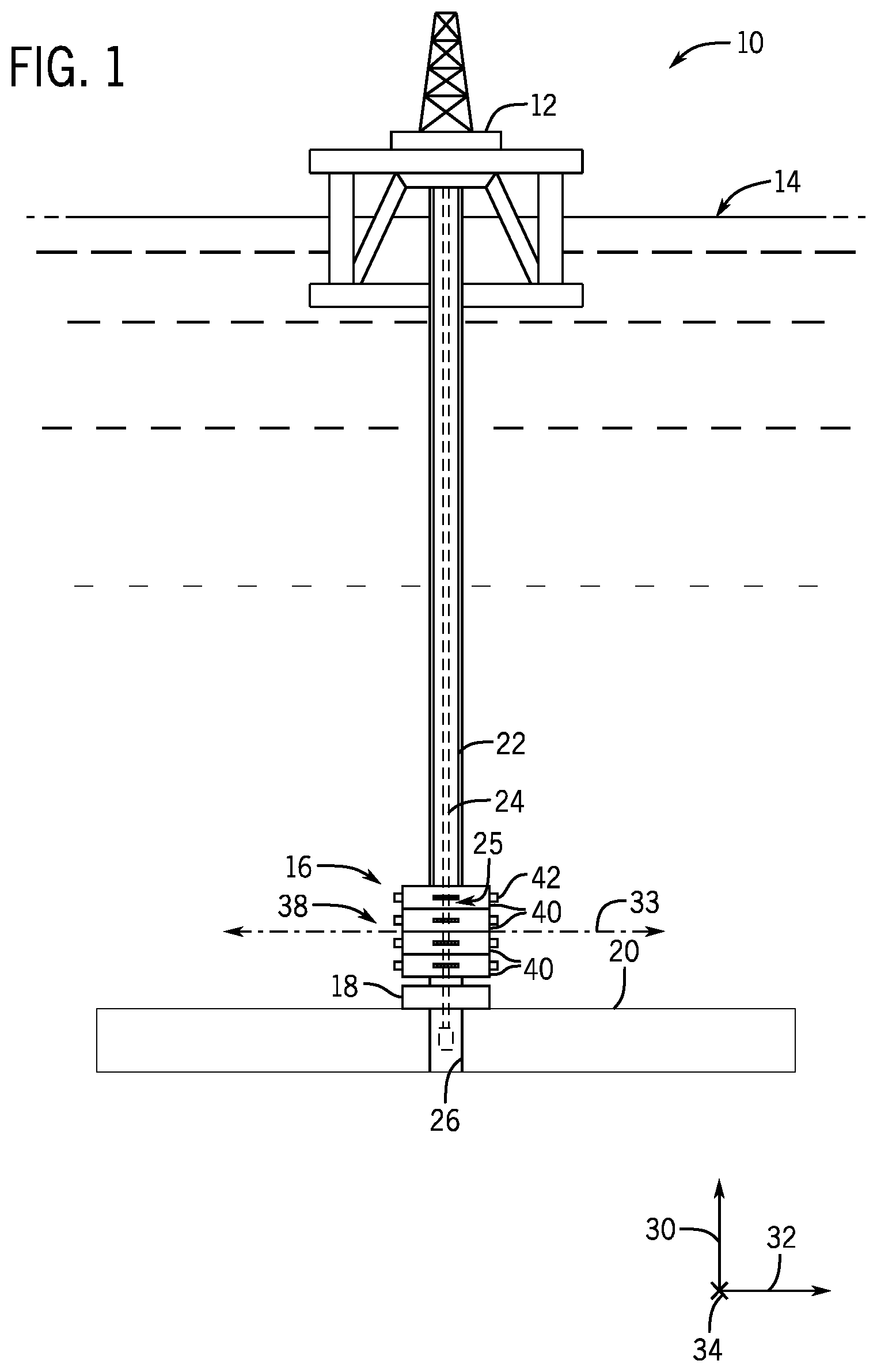 Patent US12305468 Figure 1 – Side packer for a blowout preventer