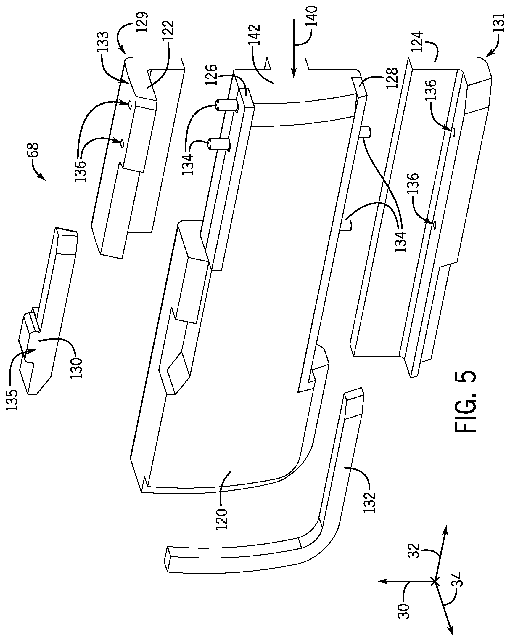 Patent US12305468 Figure 5 – Side packer for a blowout preventer