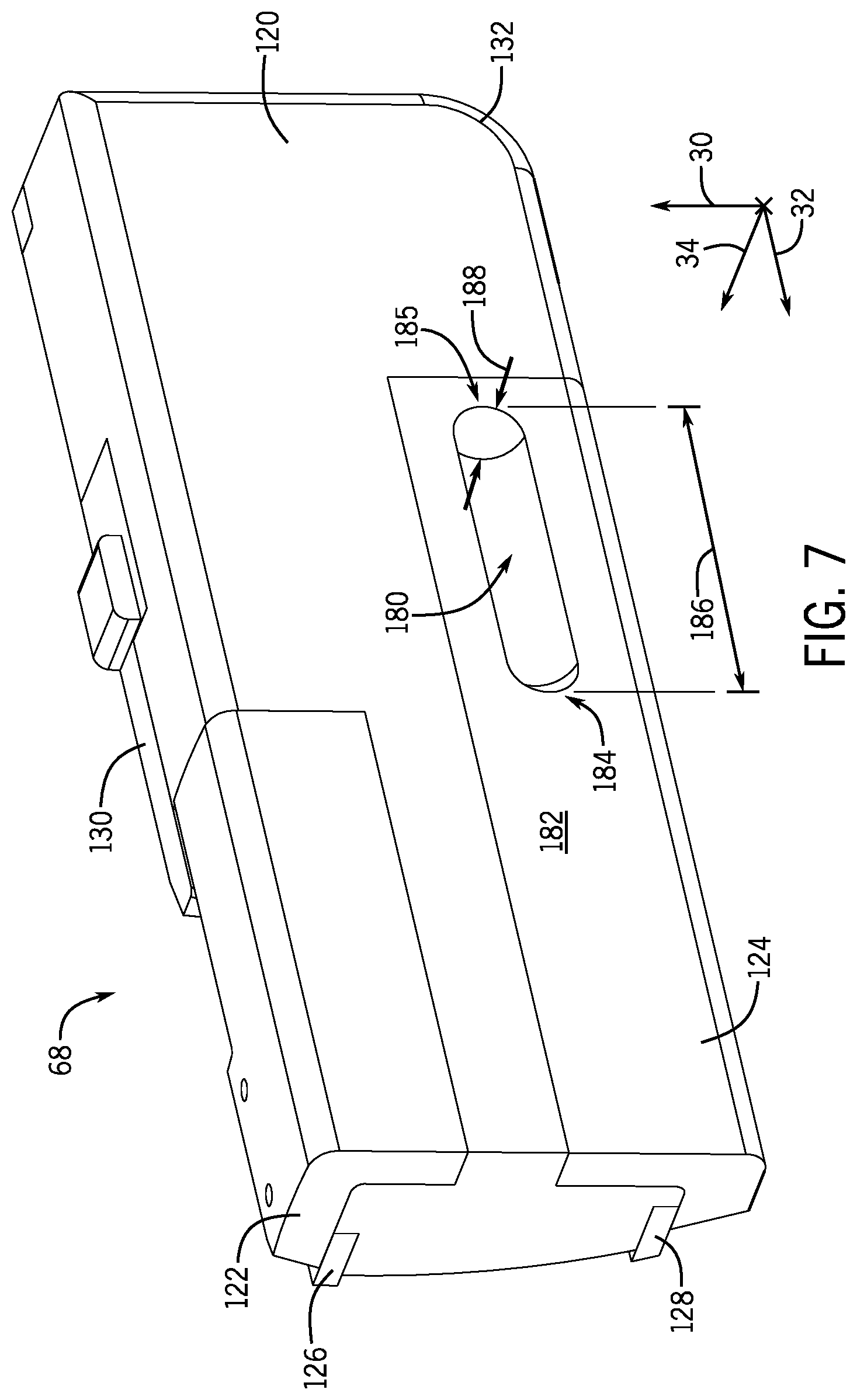 Patent US12305468 Figure 7 – Side packer for a blowout preventer