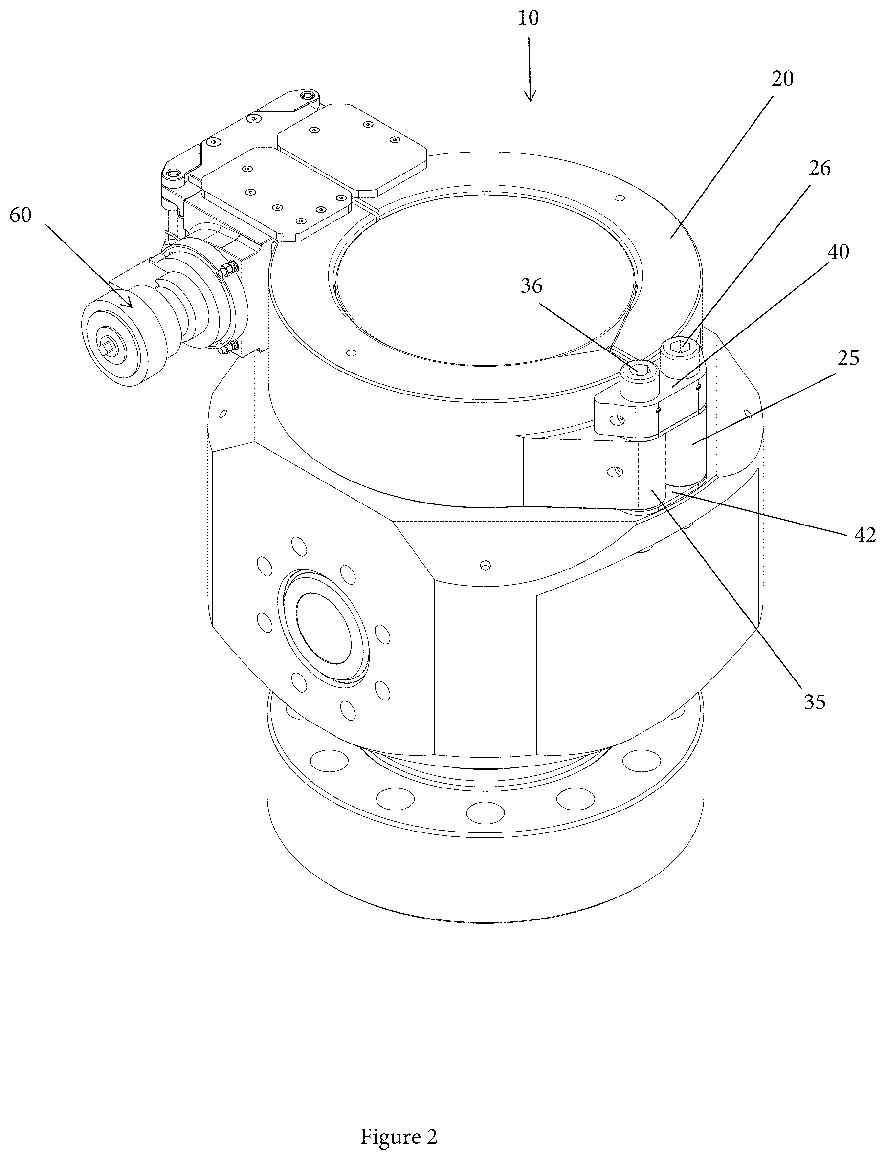 Patent US12305469 Figure 2 – Powered clamp closure mechanism