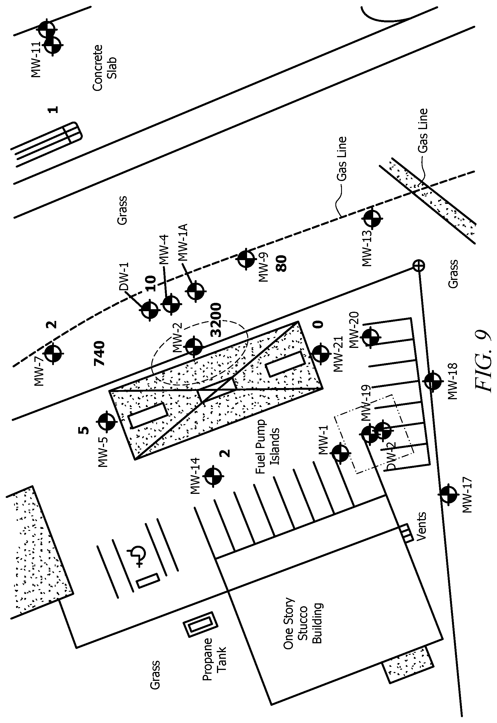 Patent US12305473 Figure 7 – Well system with attached sealant line