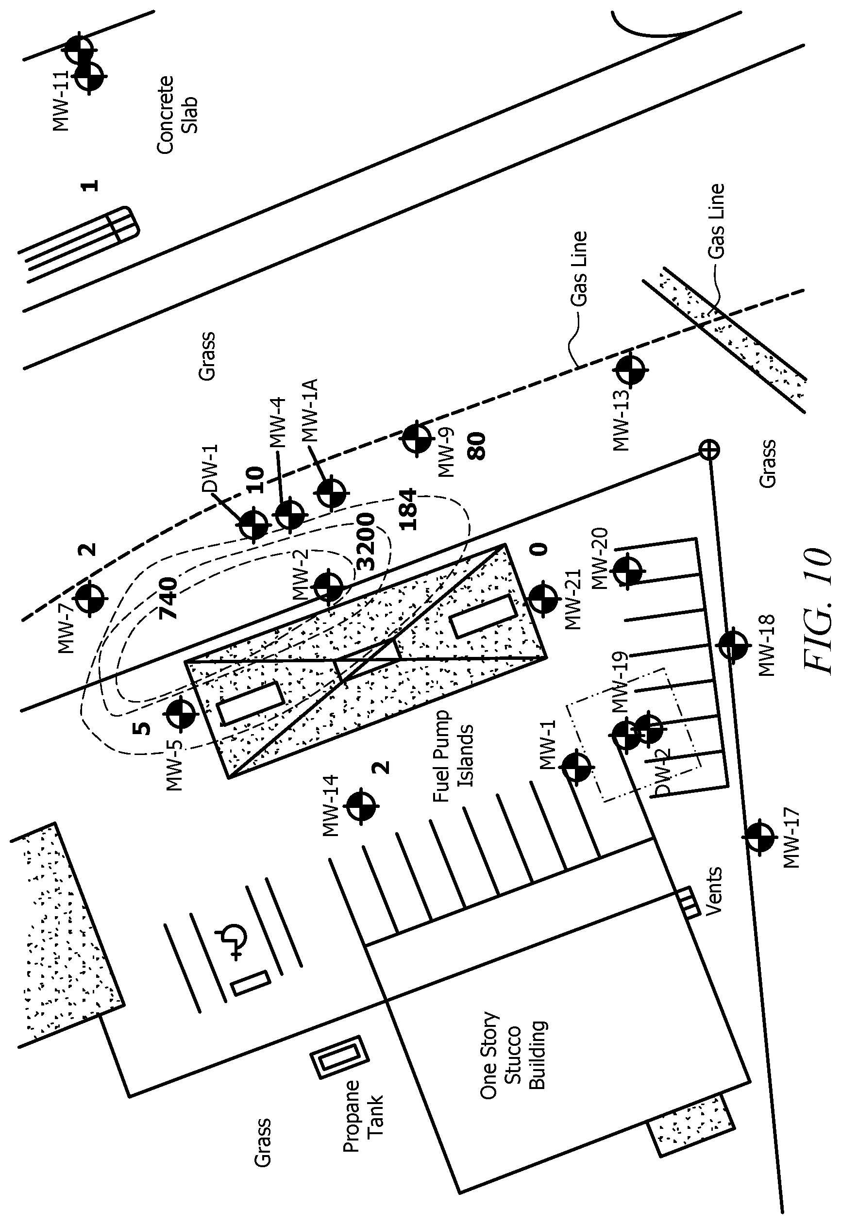Patent US12305473 Figure 8 – Well system with attached sealant line