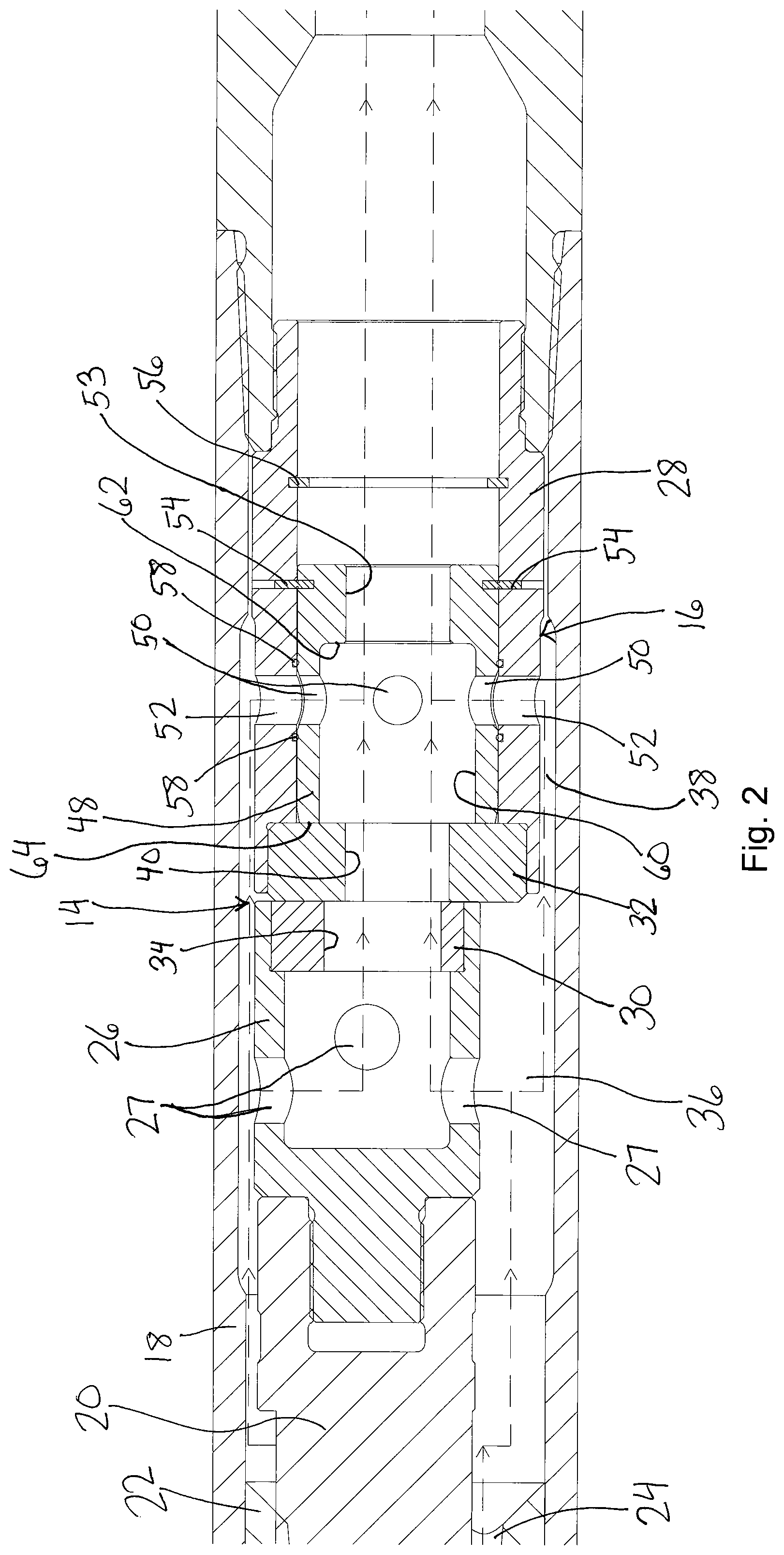 Patent US12305481 Figure 2 – Selectively activated friction reduction tool and method