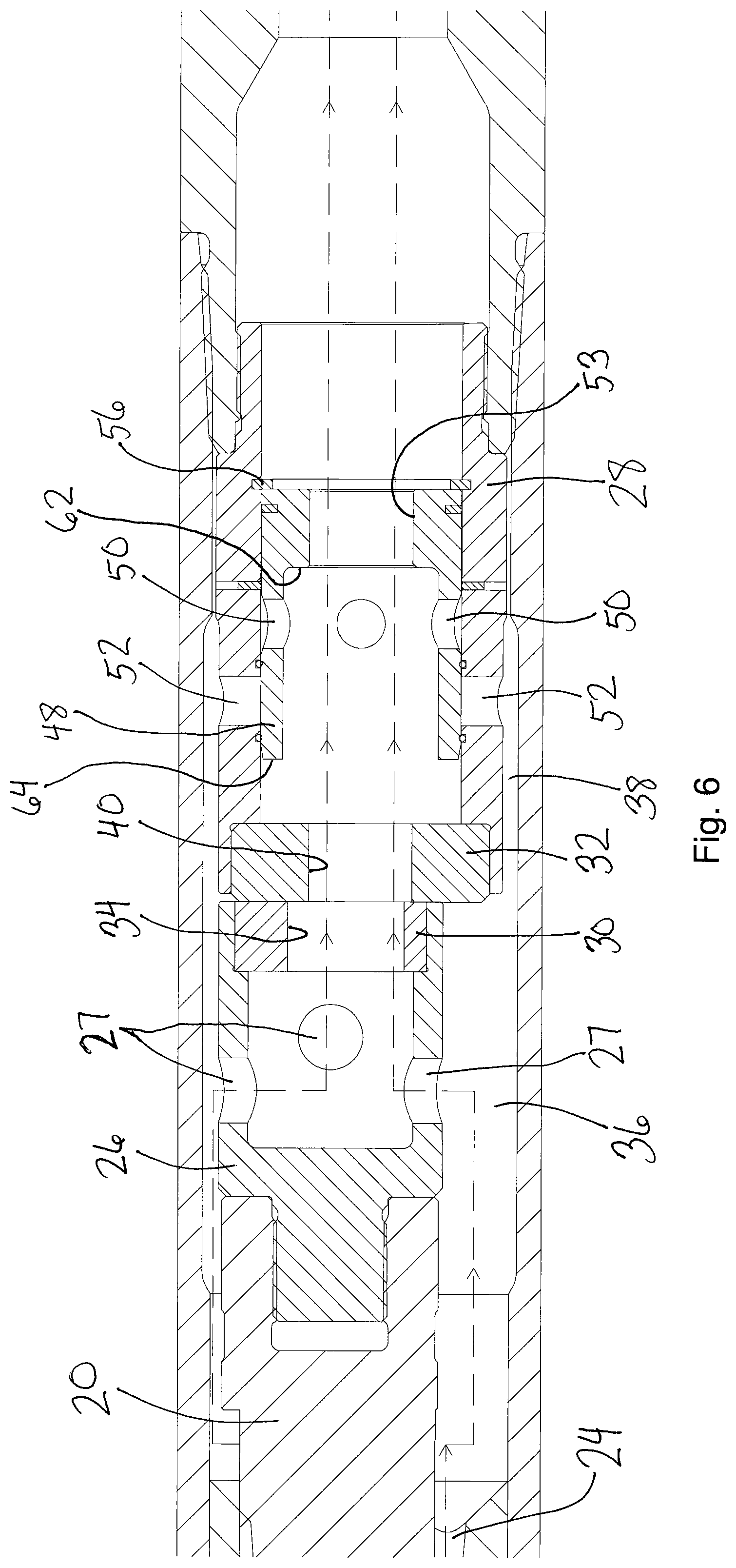 Patent US12305481 Figure 6 – Selectively activated friction reduction tool and method