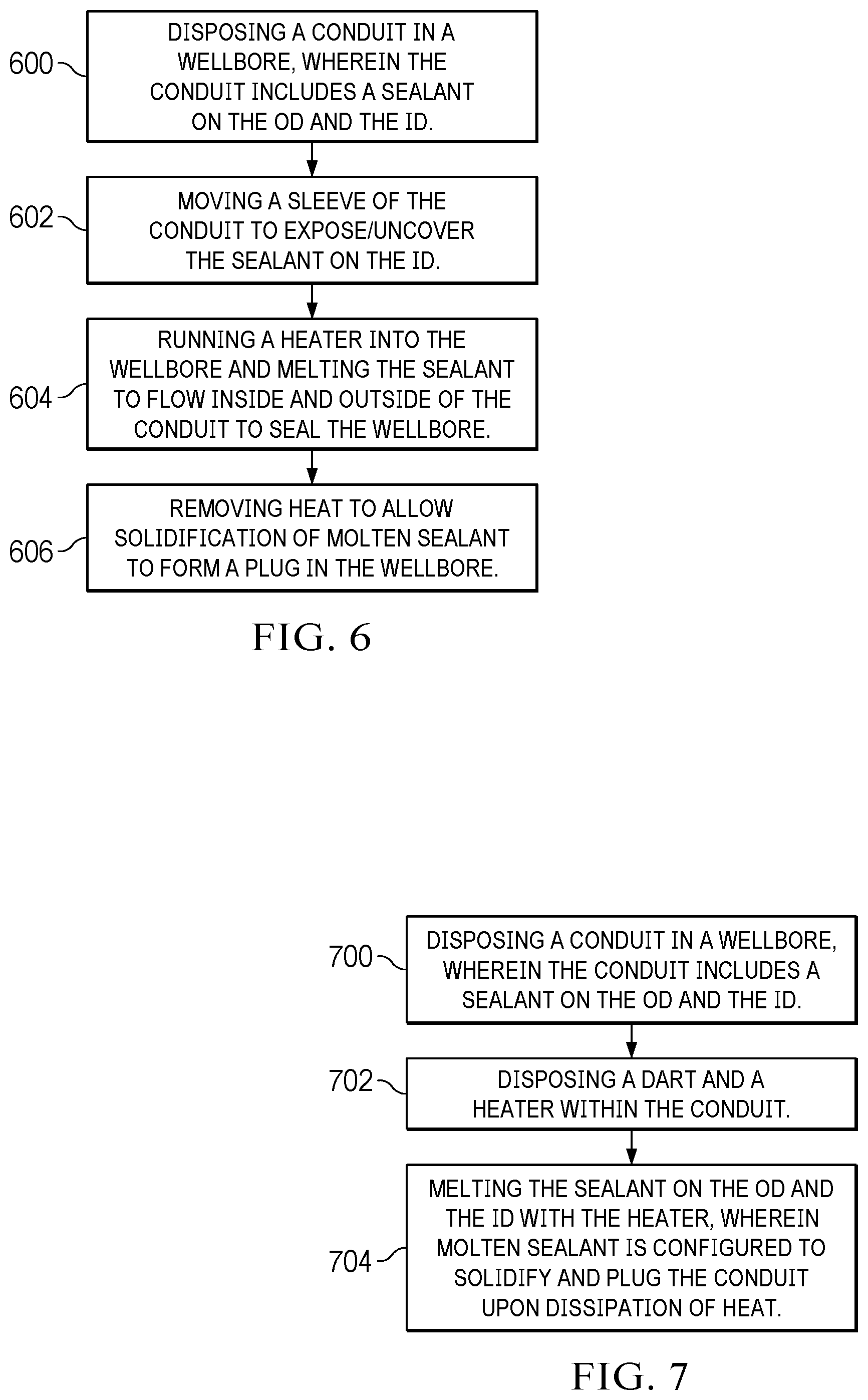 Patent US12305484 Figure 8 – Pre-positioning a meltable seal for plug and abandonment