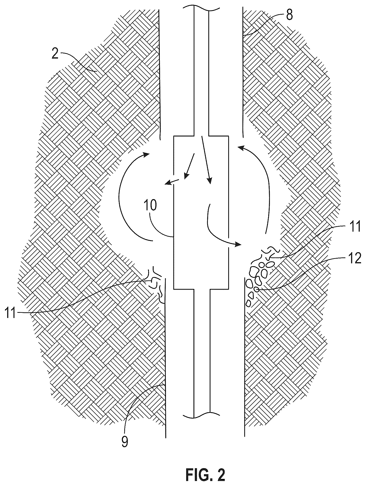 Patent US12305485 Figure 2 – Well collapse reconnect method