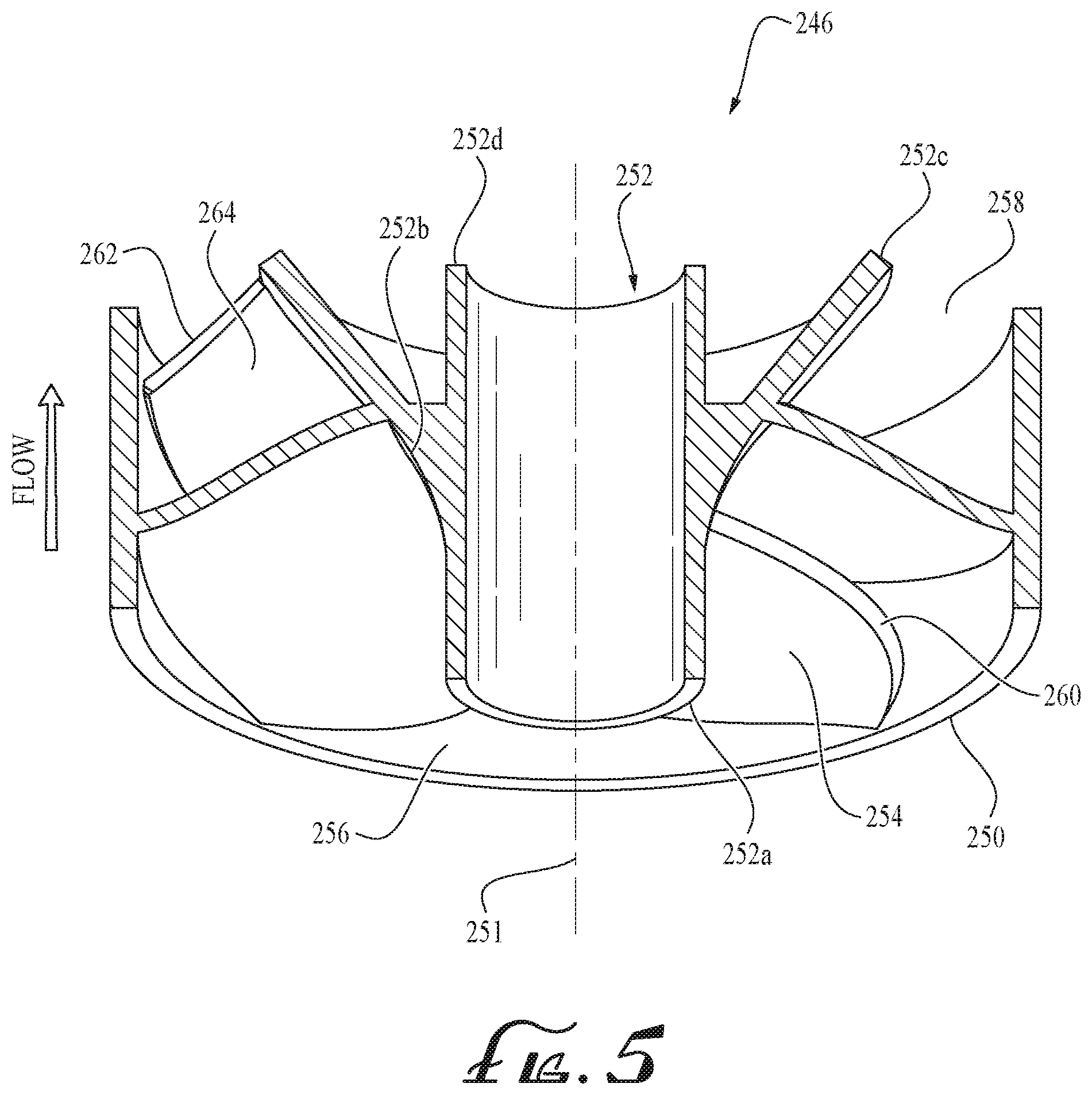 Patent US12305494 Figure 4 – High volume axial flow electric submersible pump (ESP) pump stage