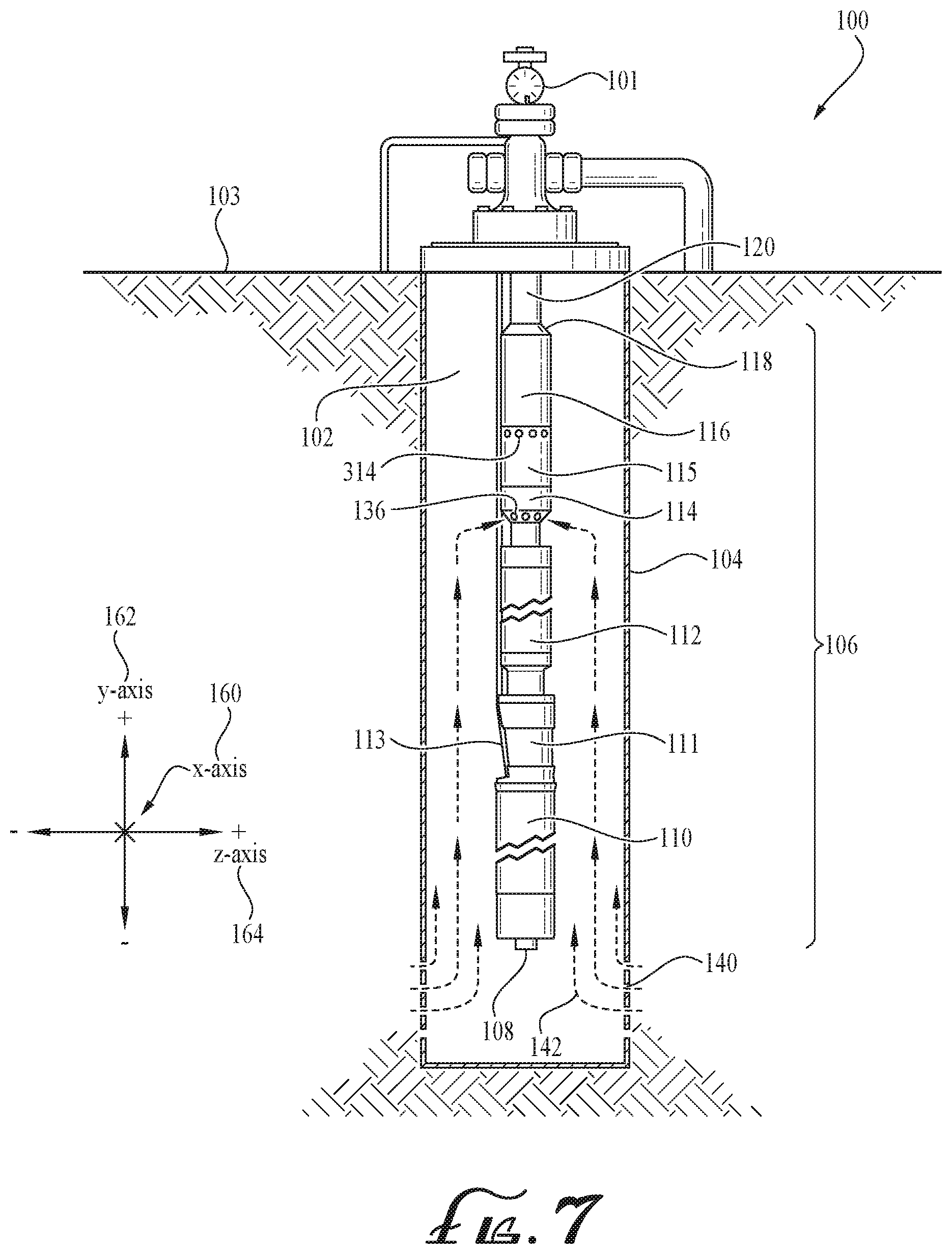 Patent US12305494 Figure 6 – High volume axial flow electric submersible pump (ESP) pump stage
