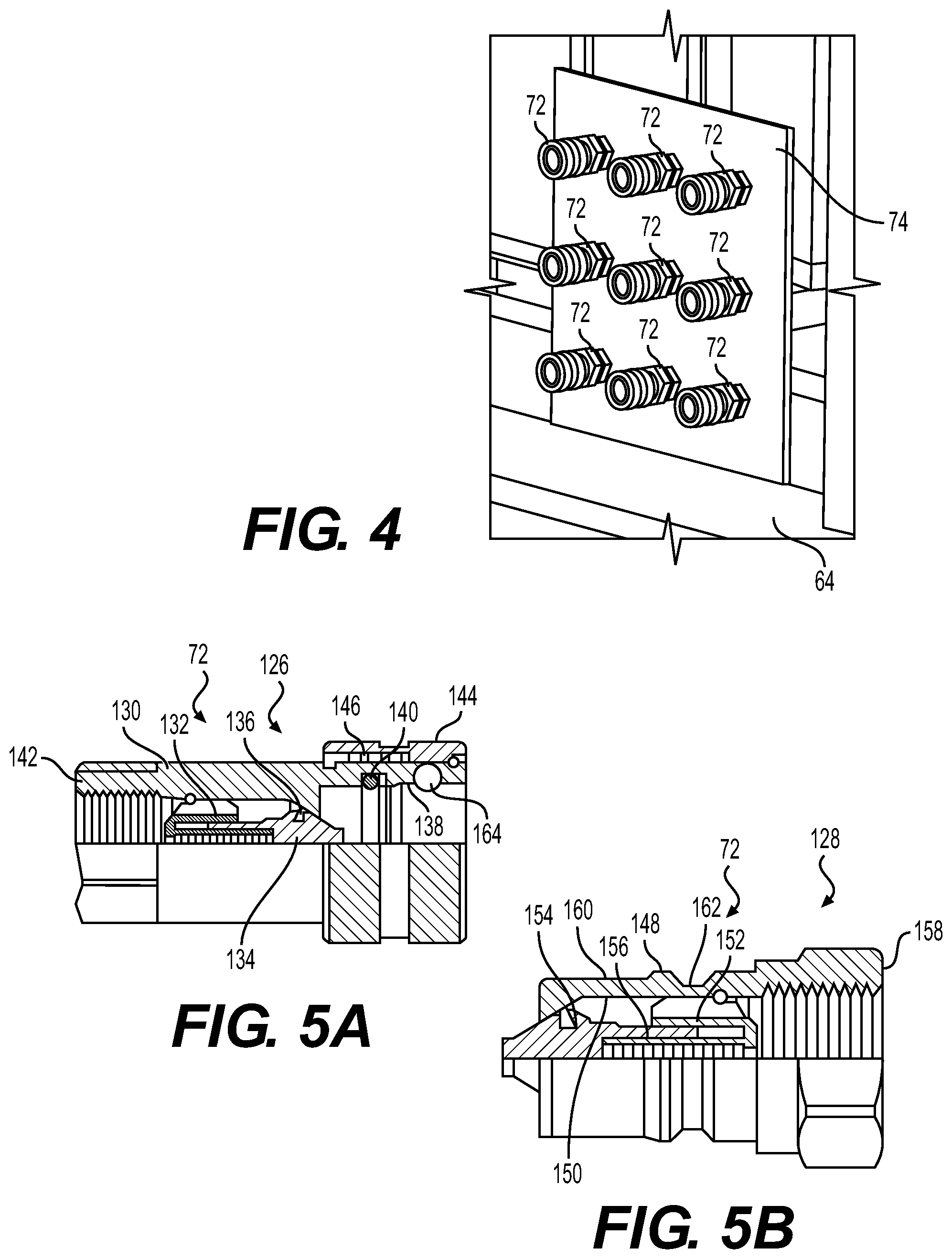 Patent US12305495 Figure 4 – Systems and methods for exchanging fracturing components of a hydraulic fracturing unit