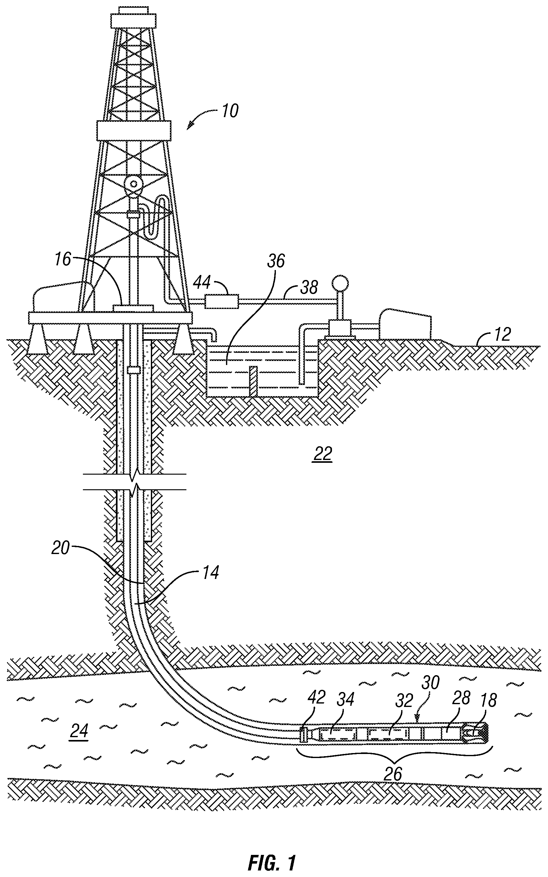Patent US12305500 Figure 1 – System and method for identifying inclination and azimuth at low inclinations