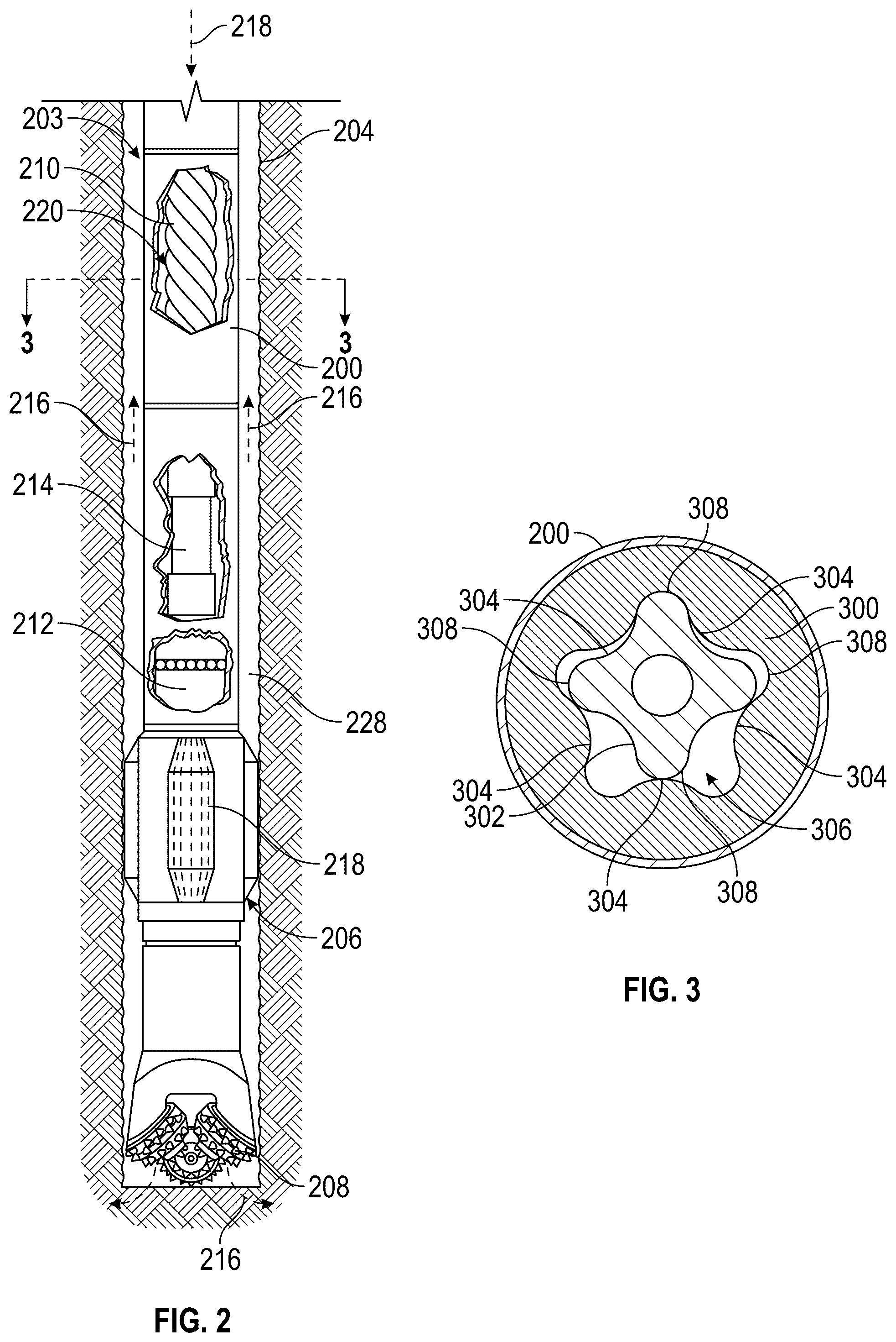Patent US12305511 Figure 2 – Drilling system with mud motor and annular flow restrictor