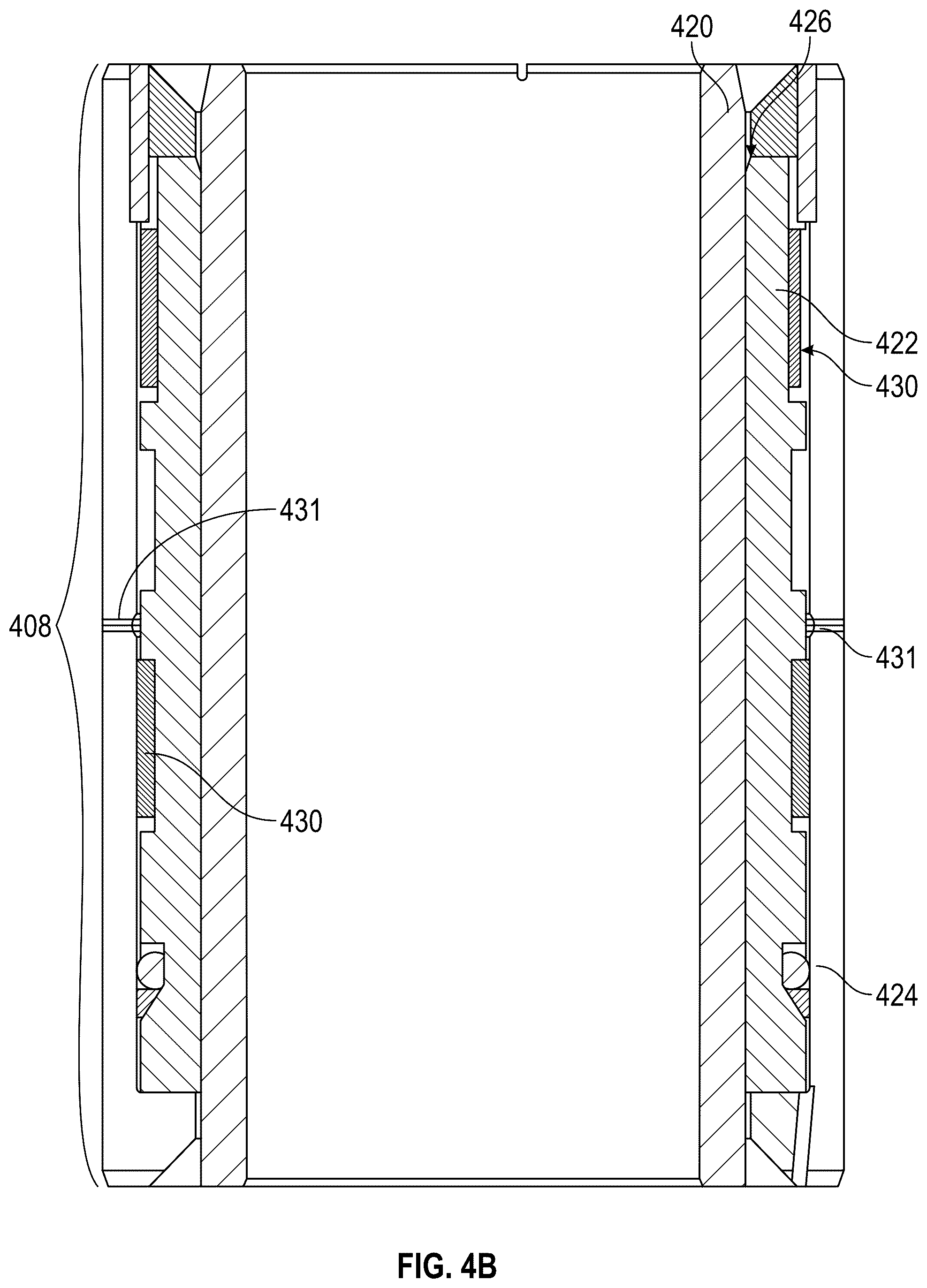 Patent US12305511 Figure 4 – Drilling system with mud motor and annular flow restrictor