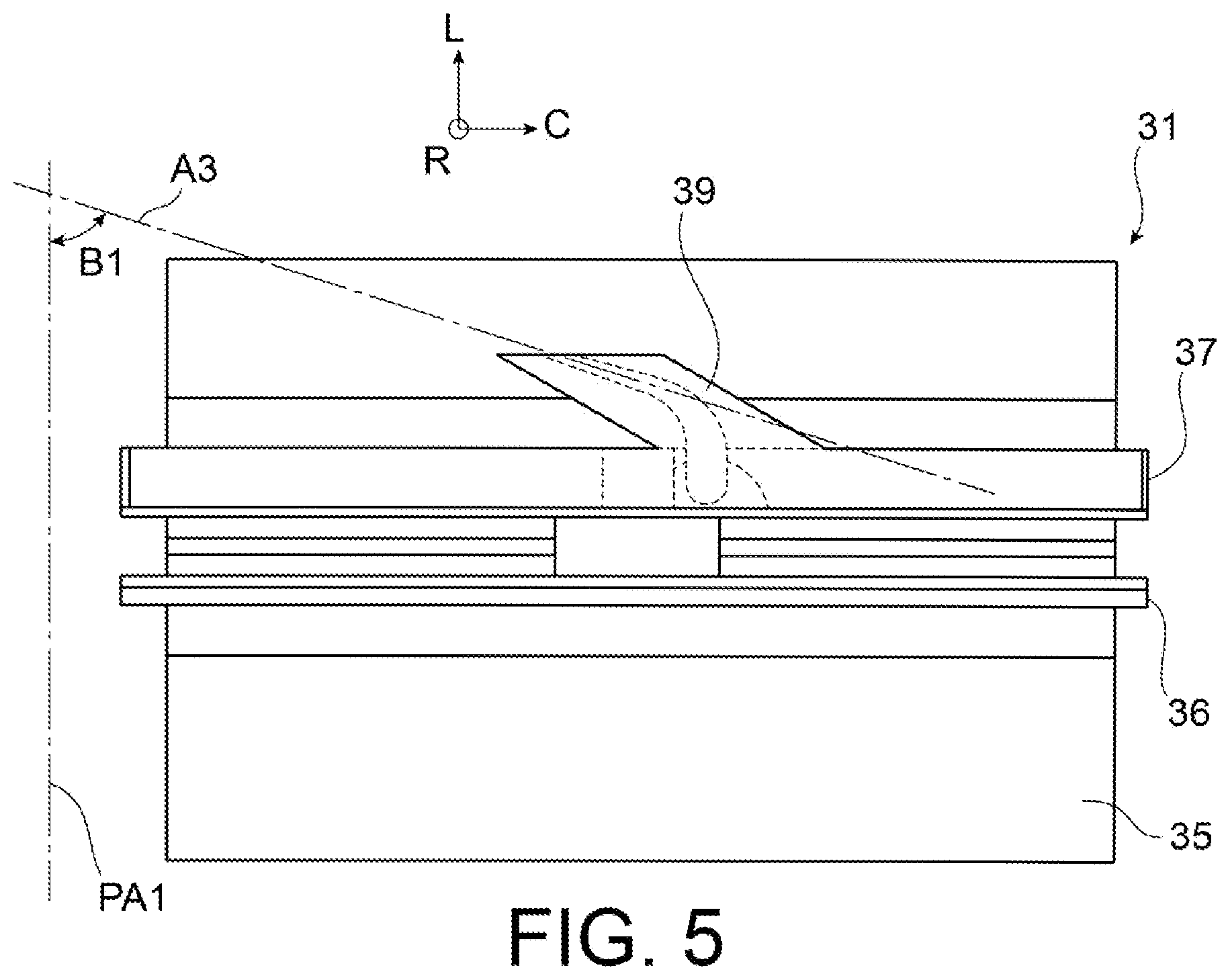 Patent US12305515 Figure 5 – Device for sealing and reinjecting a bypass flow for a turbine nozzle