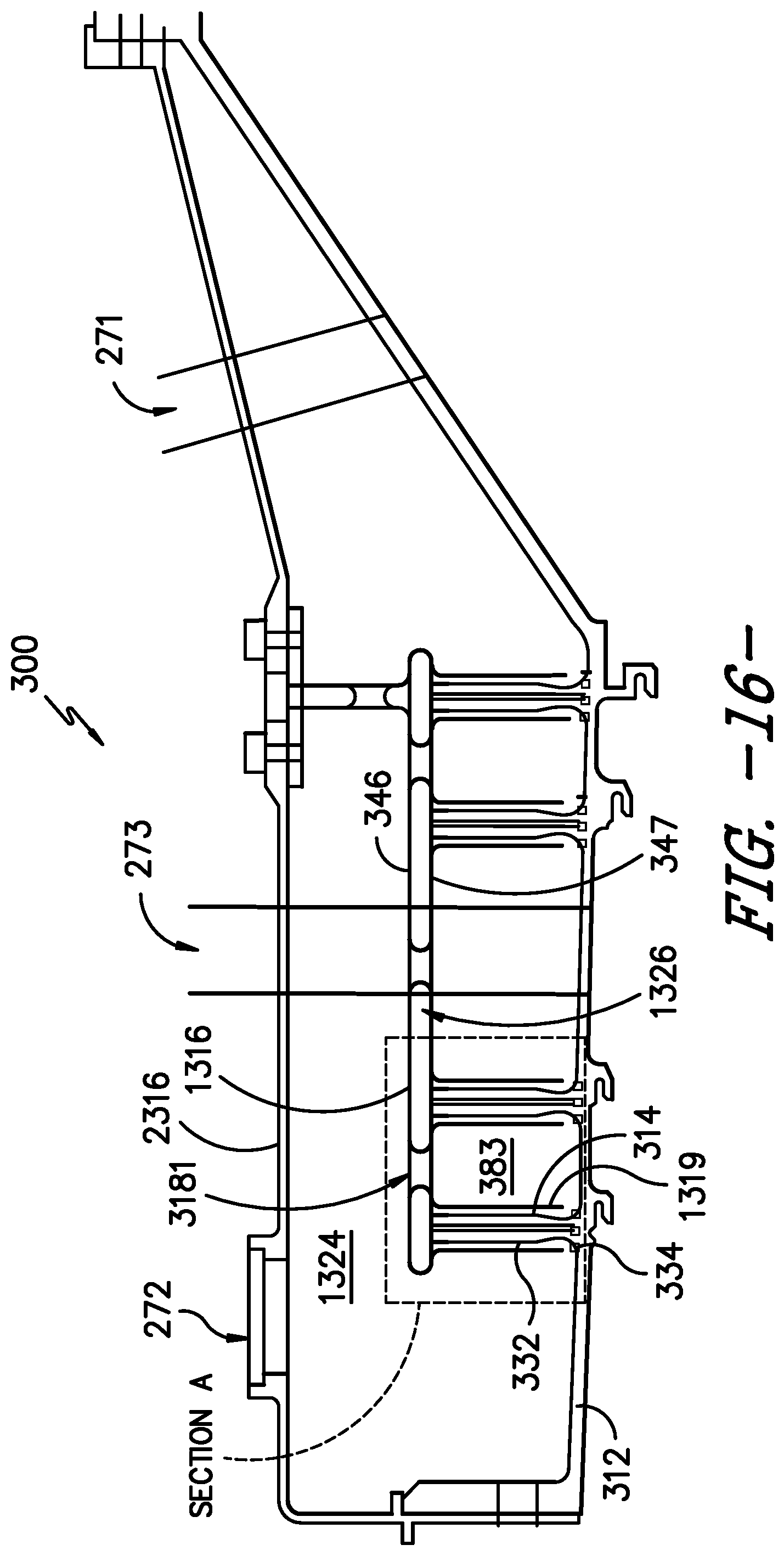 Patent US12305516 Figure 17 – Gas turbine engine with a fluid conduit system and a method of operating the same