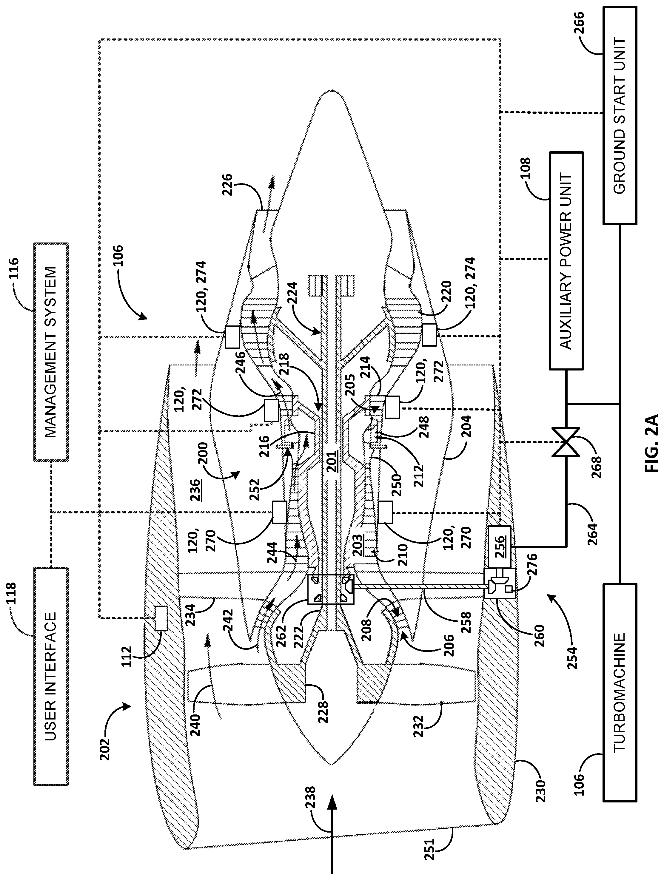 Patent US12305518 Figure 2 – Thermal bias control in turbomachines