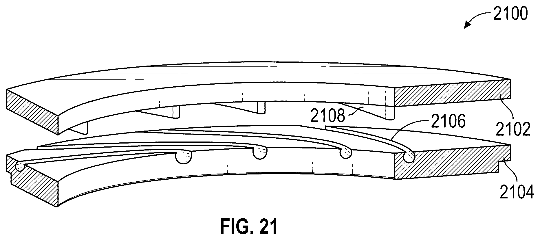 Patent US12305523 Figure 11 – Flow control structures for enhanced performance and turbomachines incorporating the same