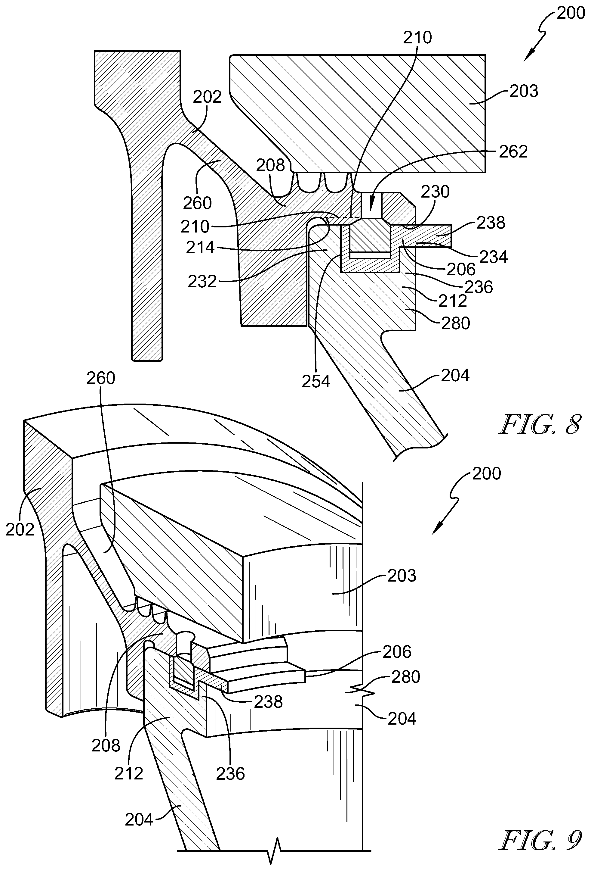 Patent US12305528 Figure 4 – Rotor assembly for gas turbine engines with replaceable balance weight bands