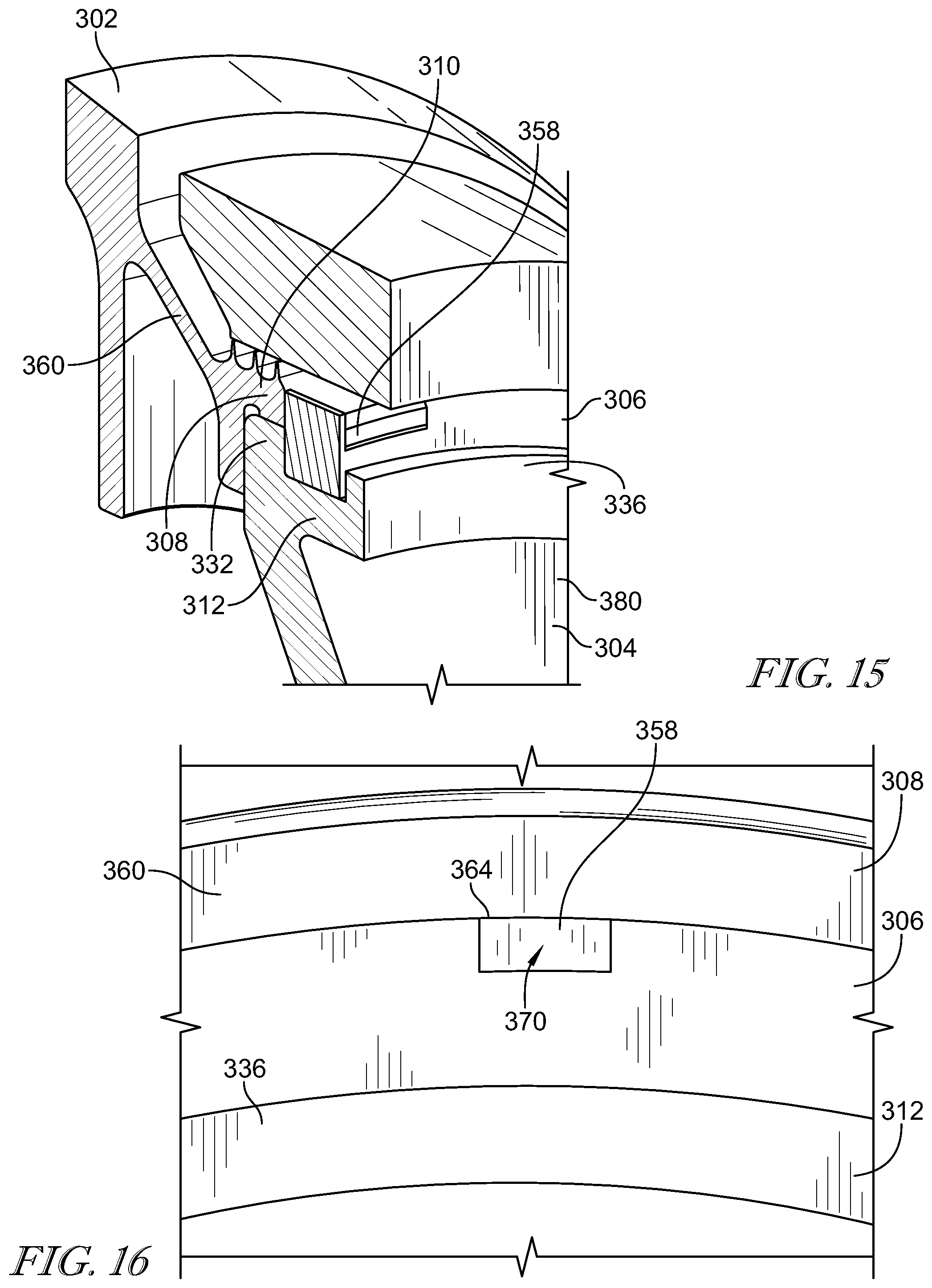Patent US12305528 Figure 7 – Rotor assembly for gas turbine engines with replaceable balance weight bands