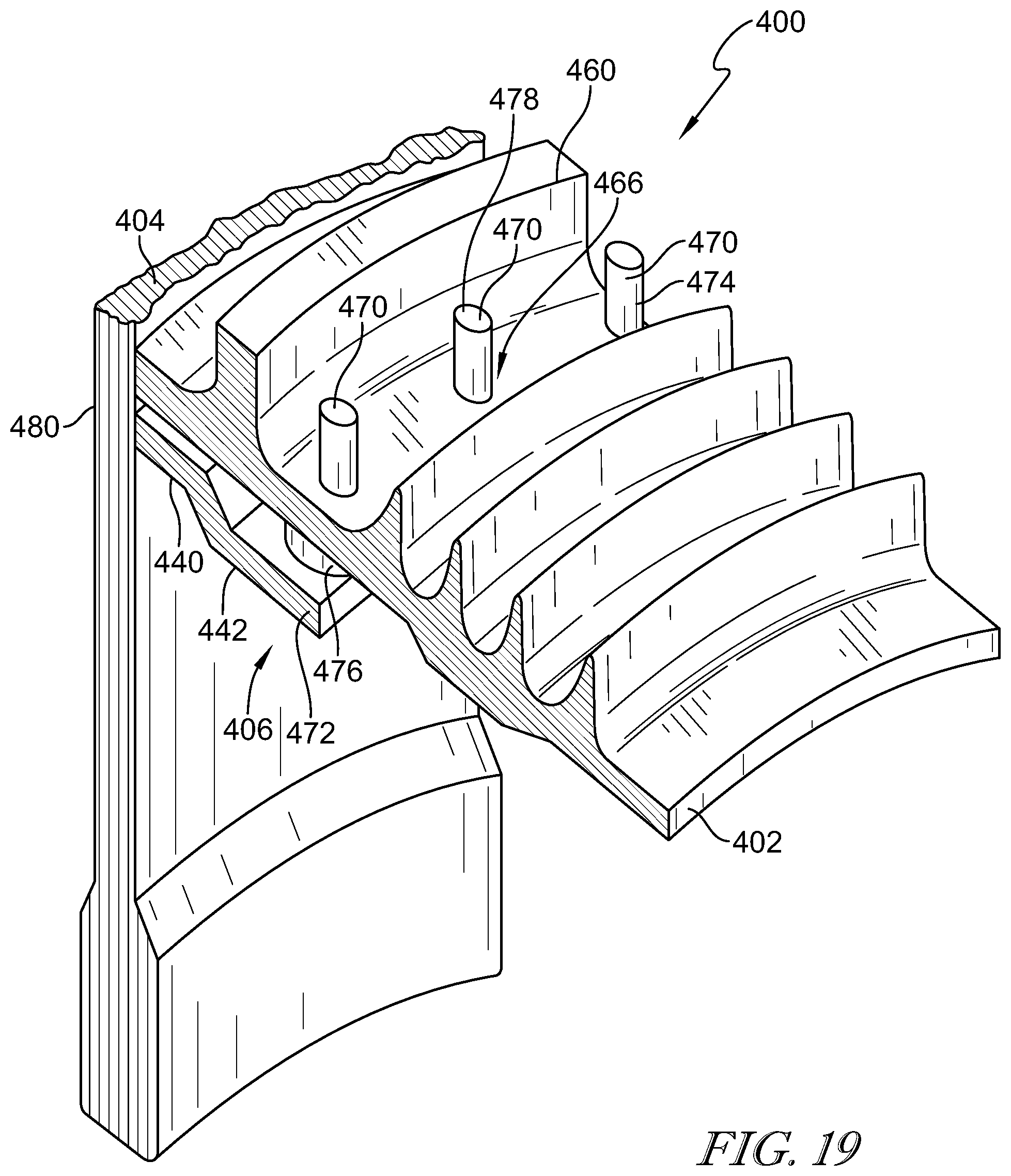 Patent US12305528 Figure 9 – Rotor assembly for gas turbine engines with replaceable balance weight bands