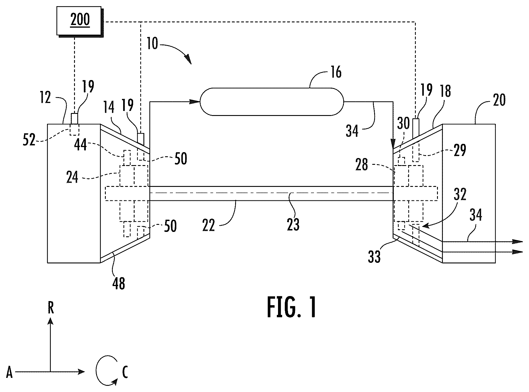 Patent US12305529 Figure 1 – Compressor stator vane airfoils