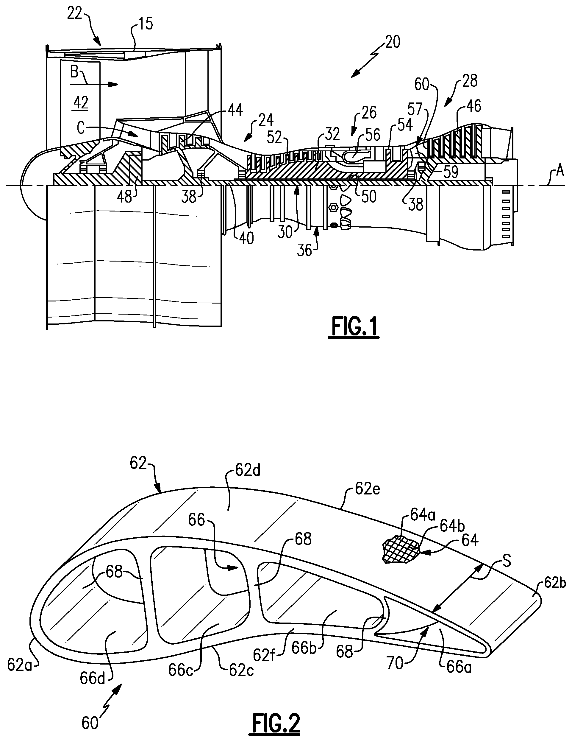 Patent US12305530 Figure 1 – Airfoil with venturi tube