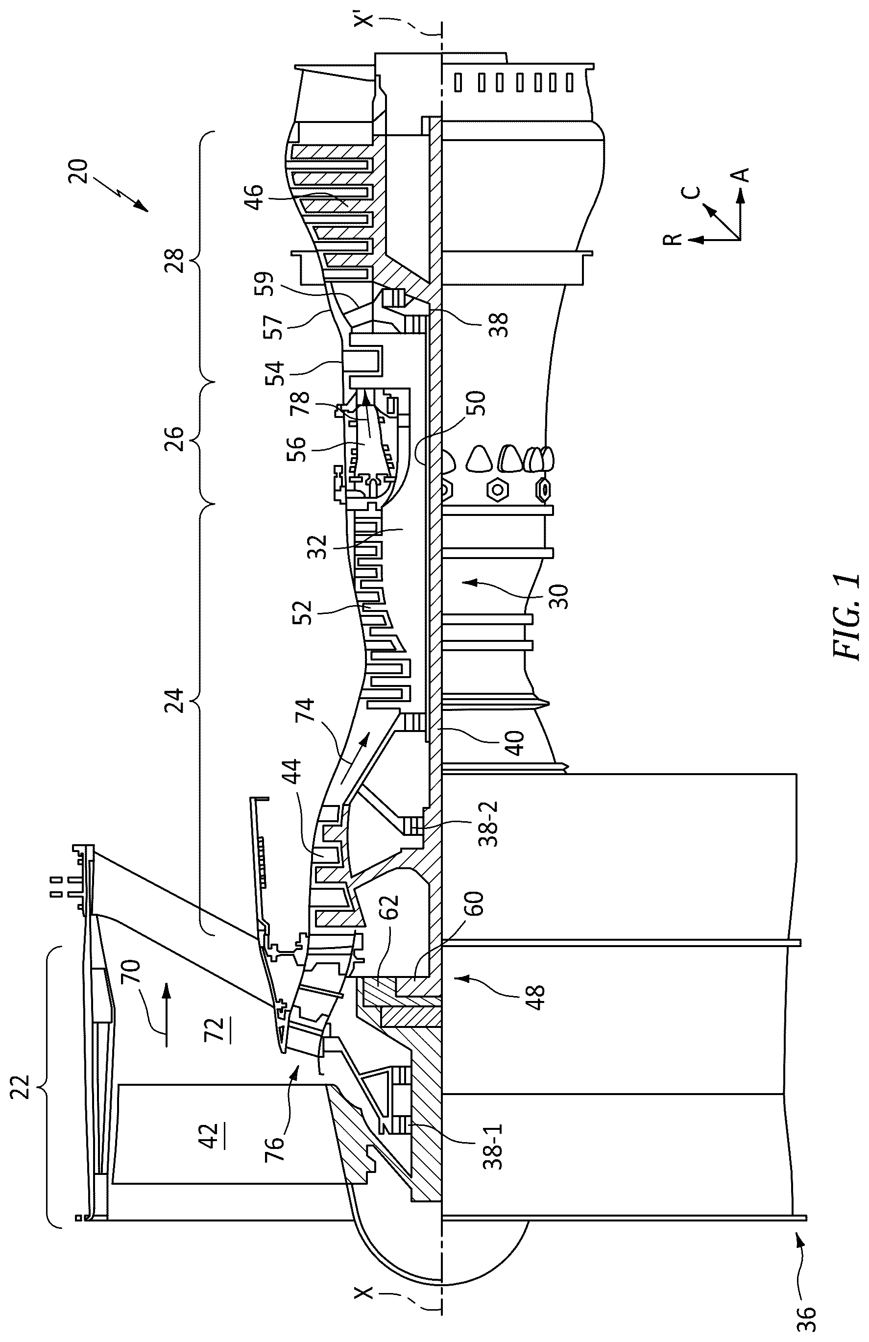 Patent US12305531 Figure 1 – Skin passageway trip strips
