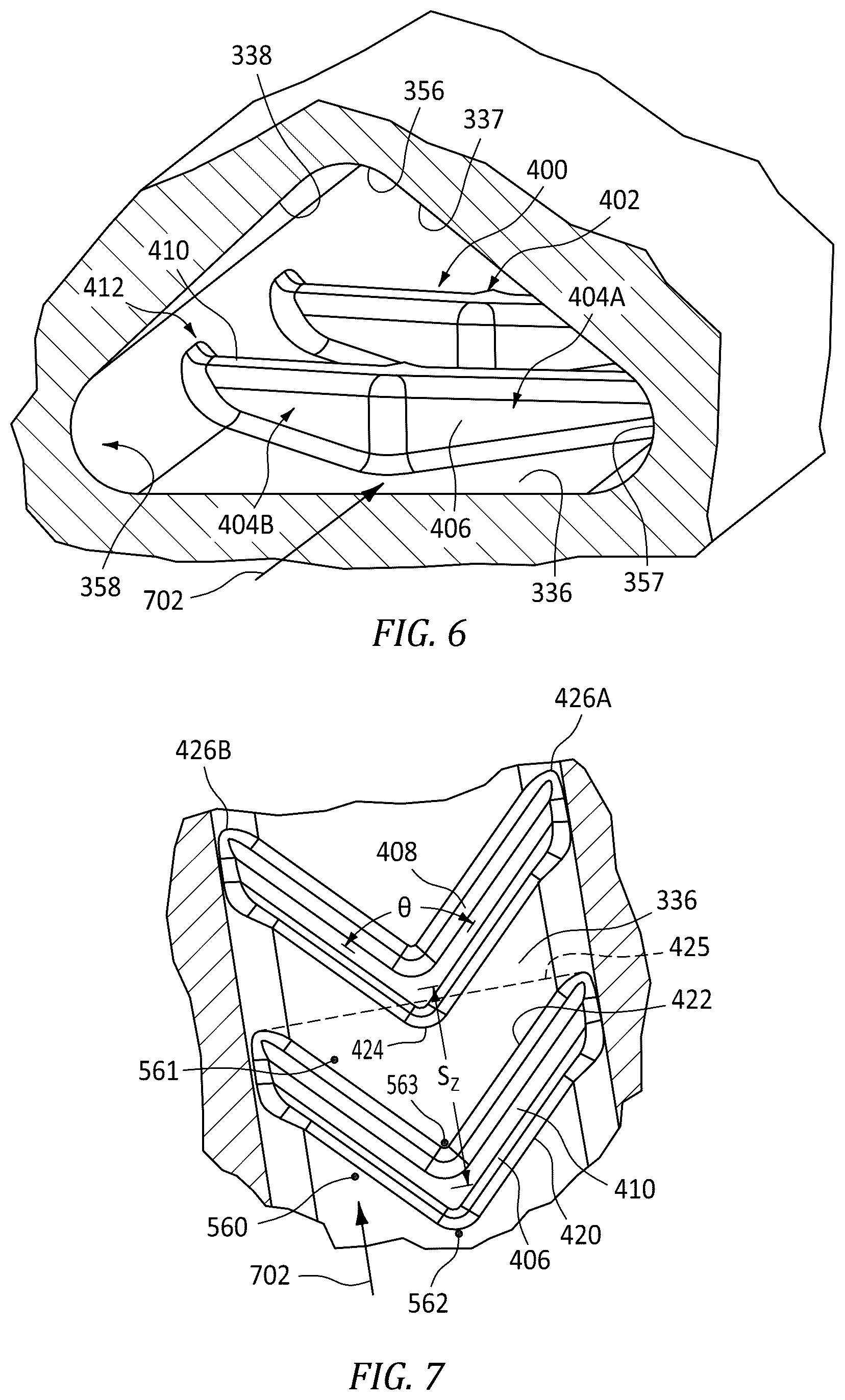 Patent US12305531 Figure 6 – Skin passageway trip strips