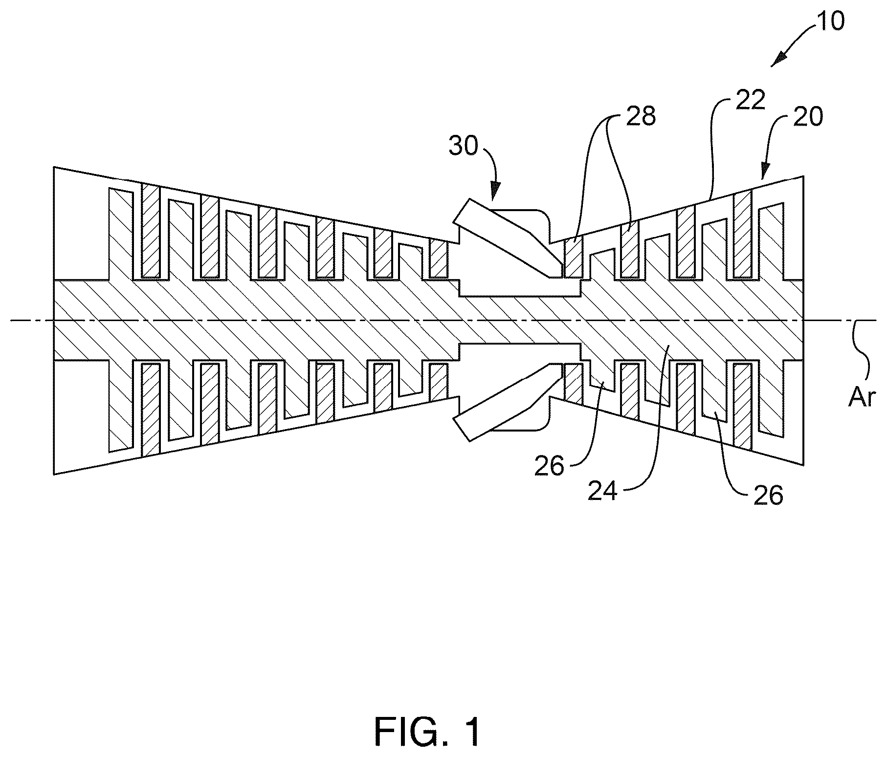 Patent US12305532 Figure 1 – Cooling method and structure of vane of gas turbine