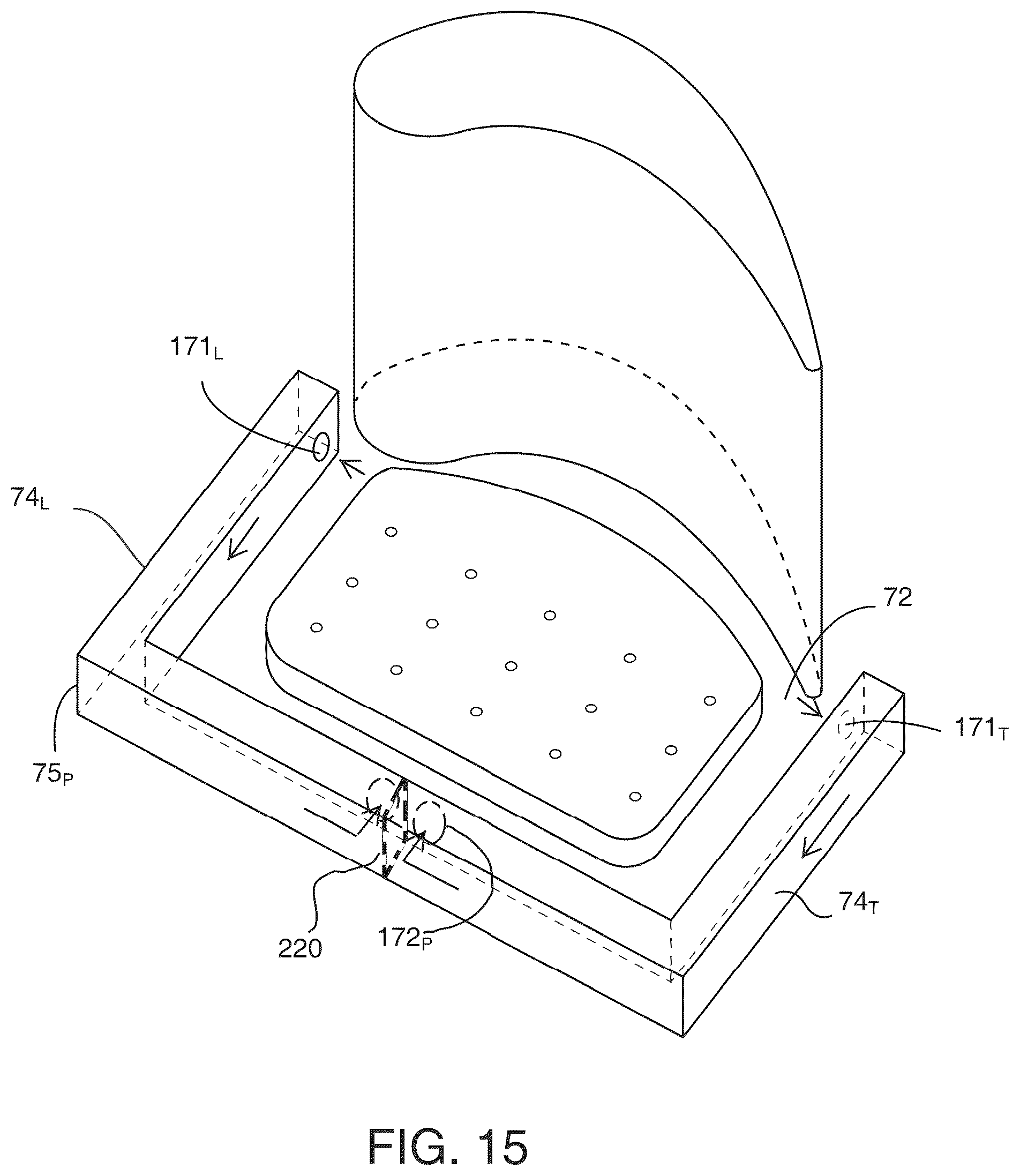 Patent US12305532 Figure 15 – Cooling method and structure of vane of gas turbine