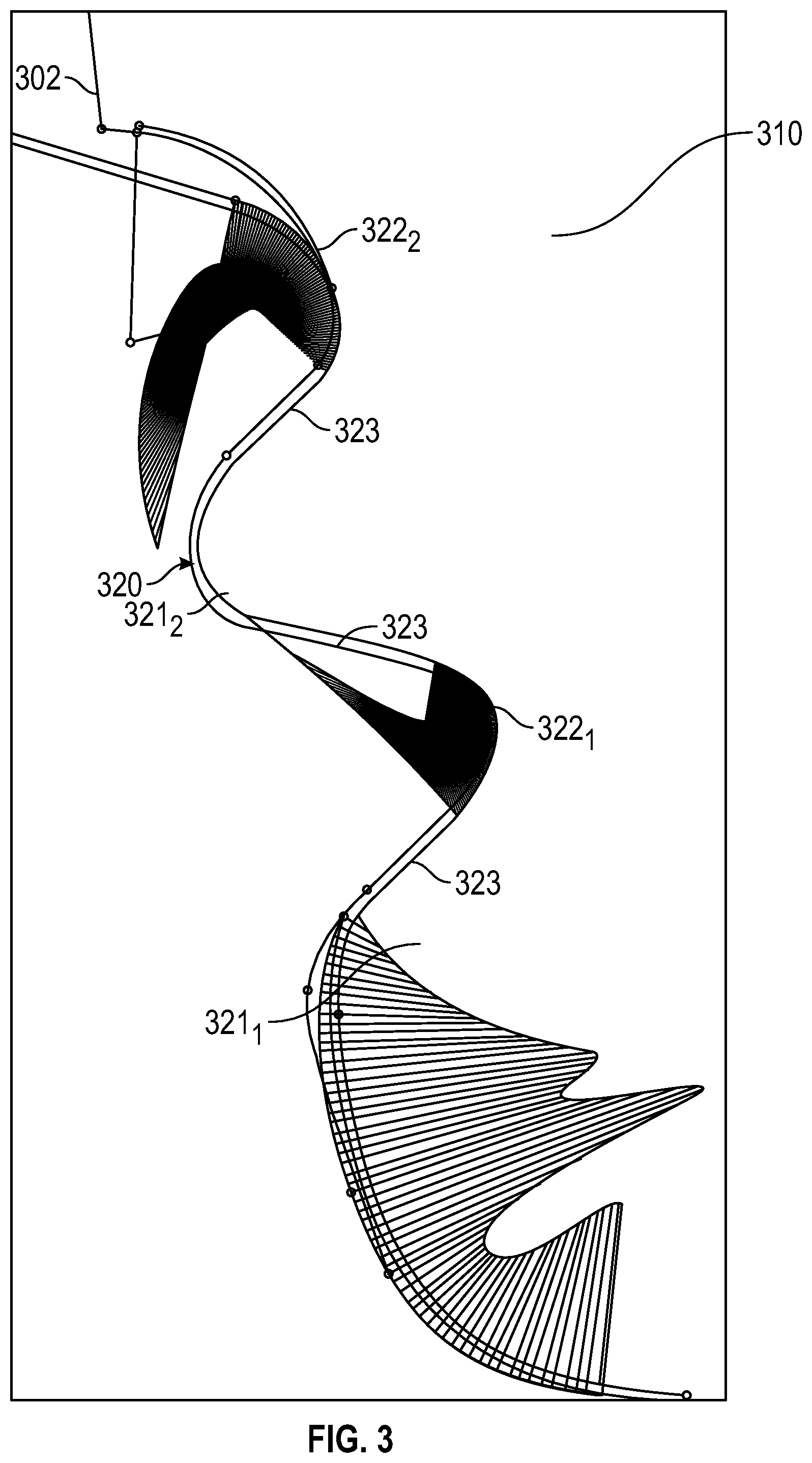 Patent US12305533 Figure 3 – Turbine rotor dovetail structure with splines