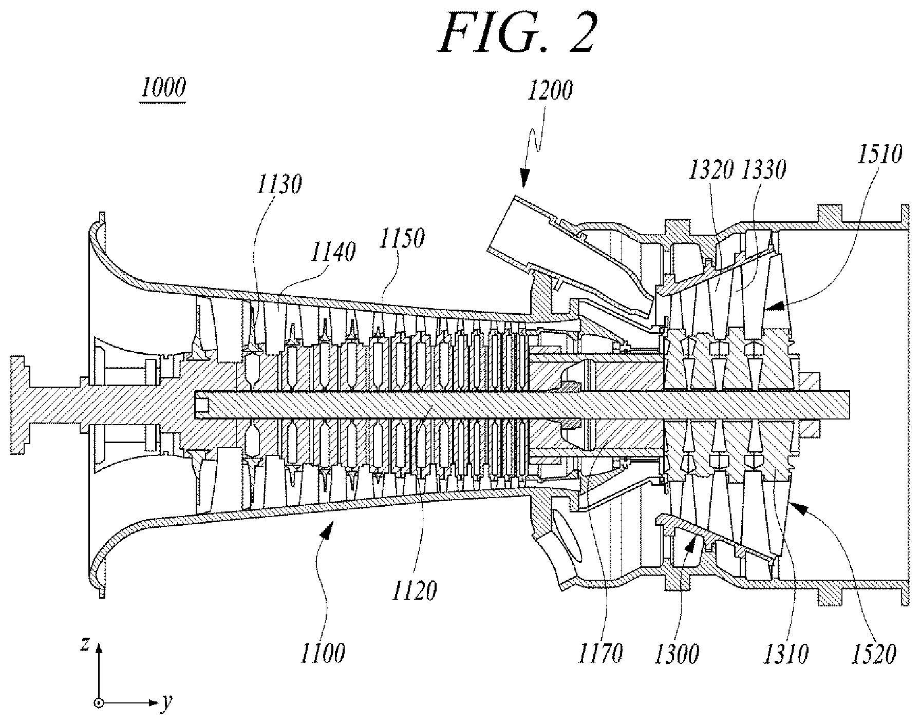 Patent US12305534 Figure 2 – Blade, rotary machine and gas turbine including same, and blade installation method