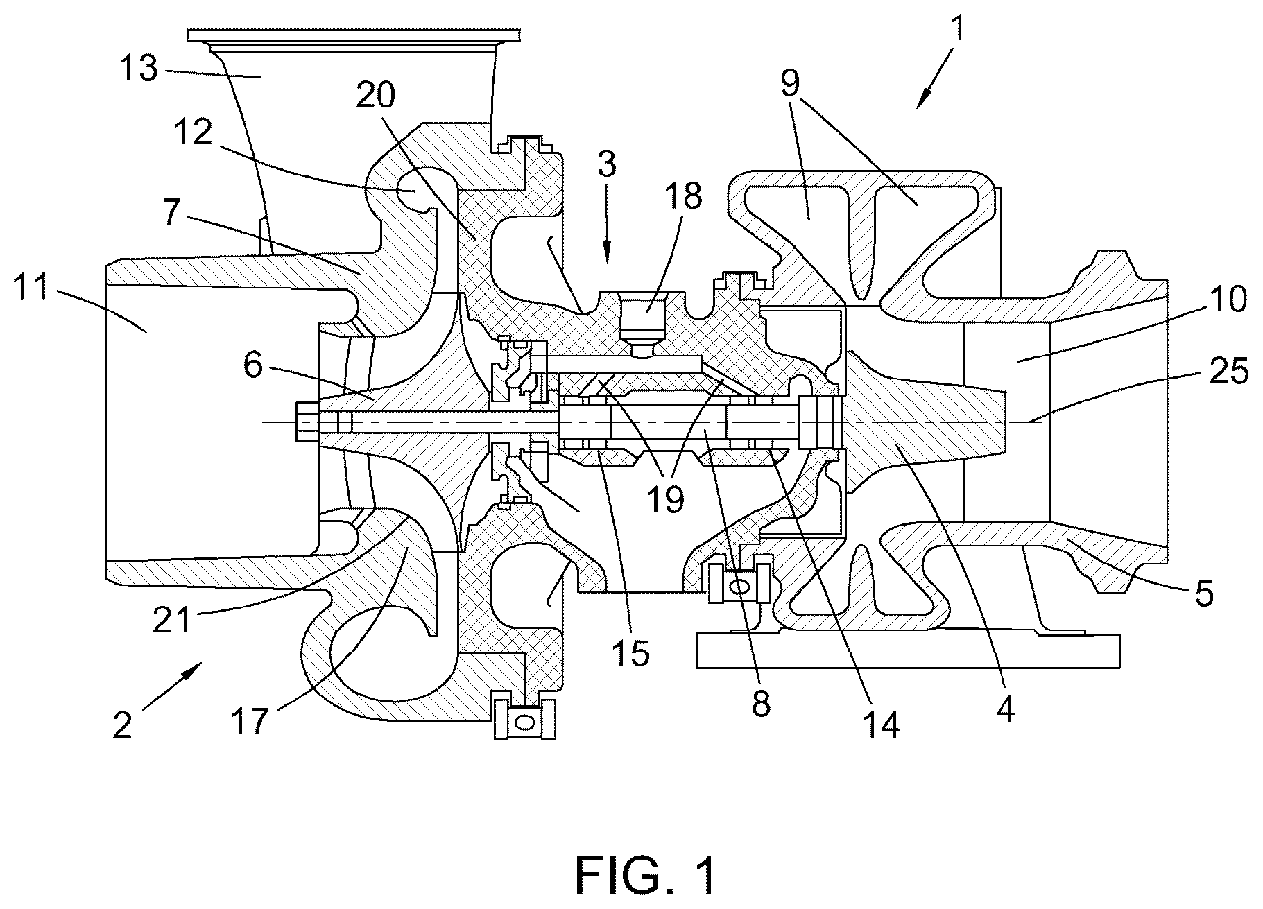 Patent US12305539 Figure 1 – Turbine