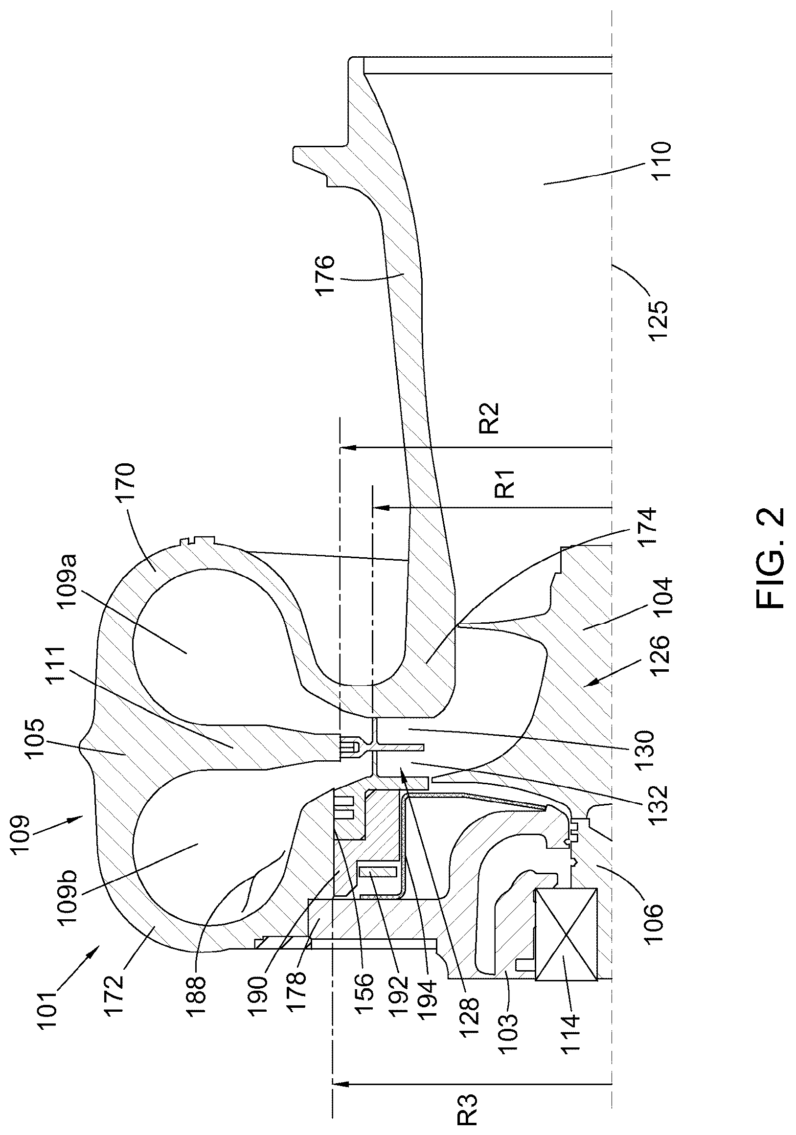 Patent US12305539 Figure 2 – Turbine