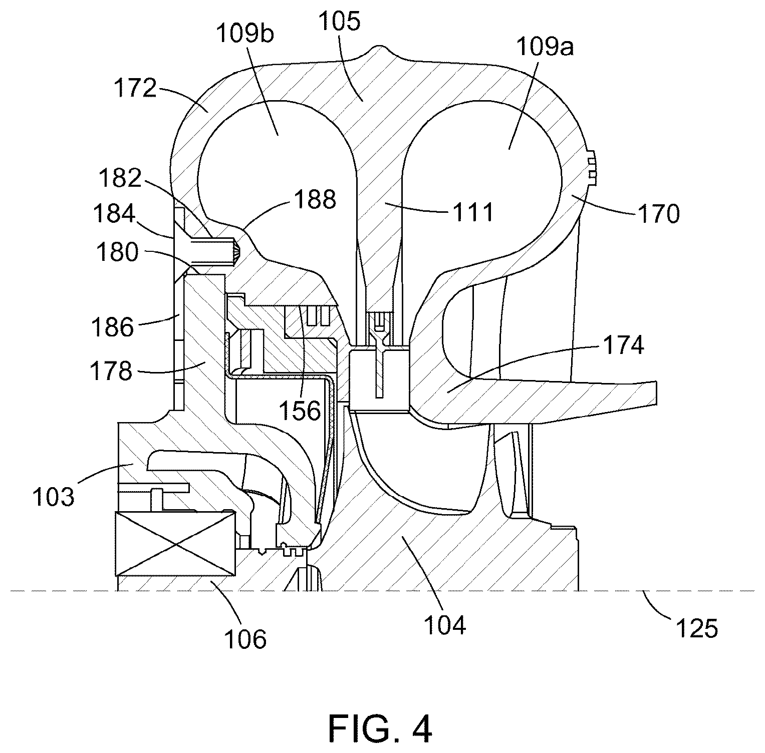 Patent US12305539 Figure 4 – Turbine